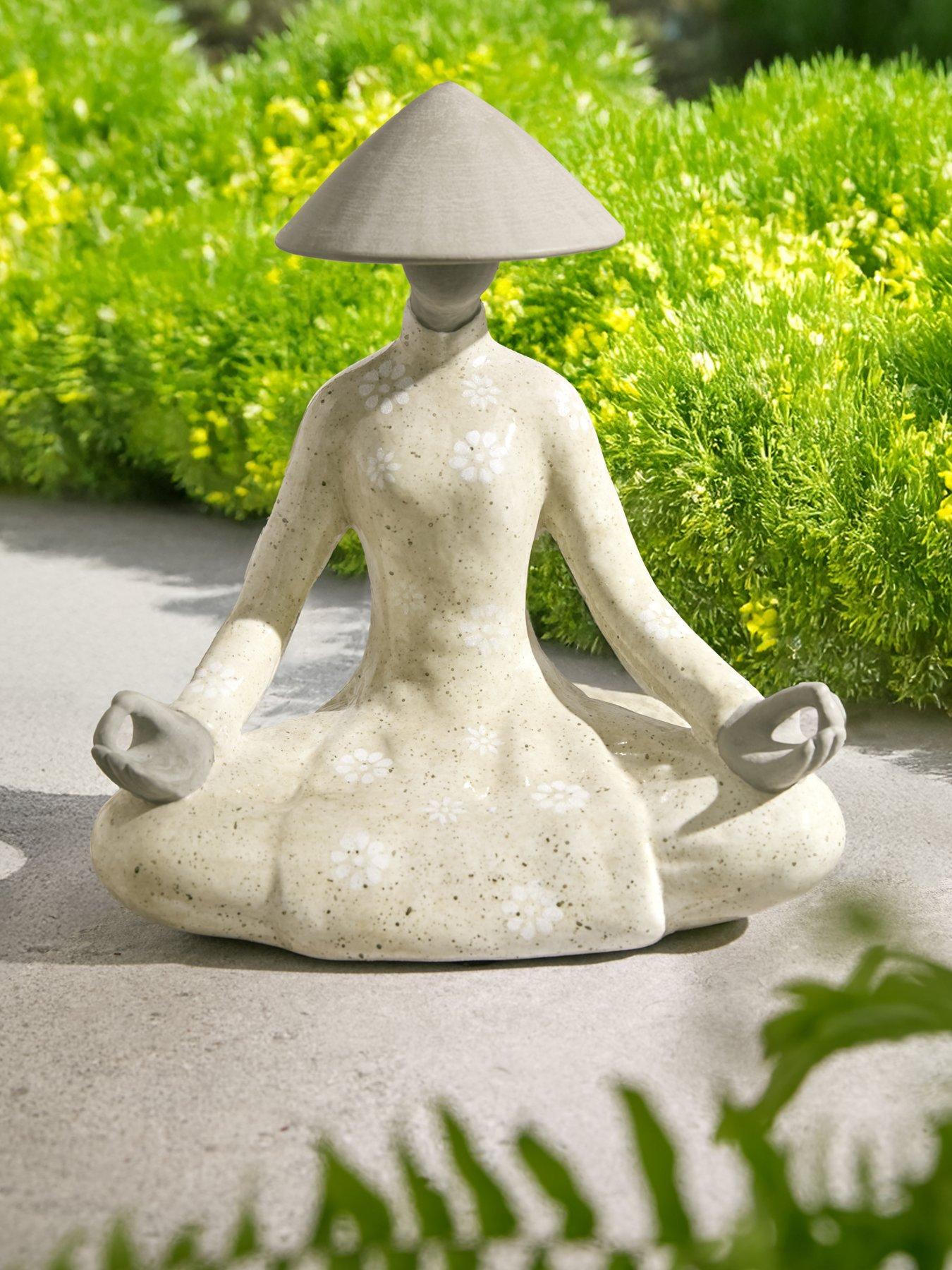 Image 1 of 6 of The Very Collection Meditating Lady Ornament (27cm)