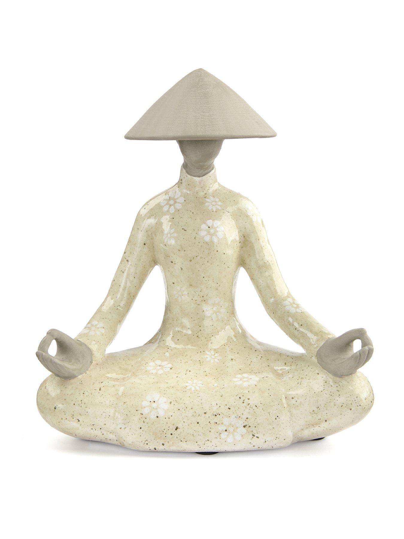 Image 2 of 6 of The Very Collection Meditating Lady Ornament (27cm)