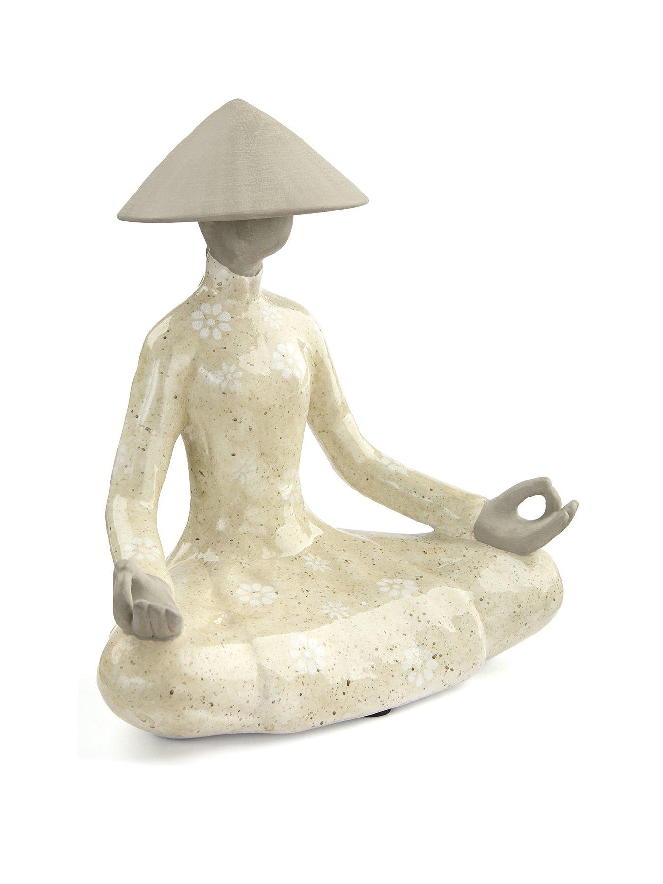 Image 3 of 6 of The Very Collection Meditating Lady Ornament (27cm)