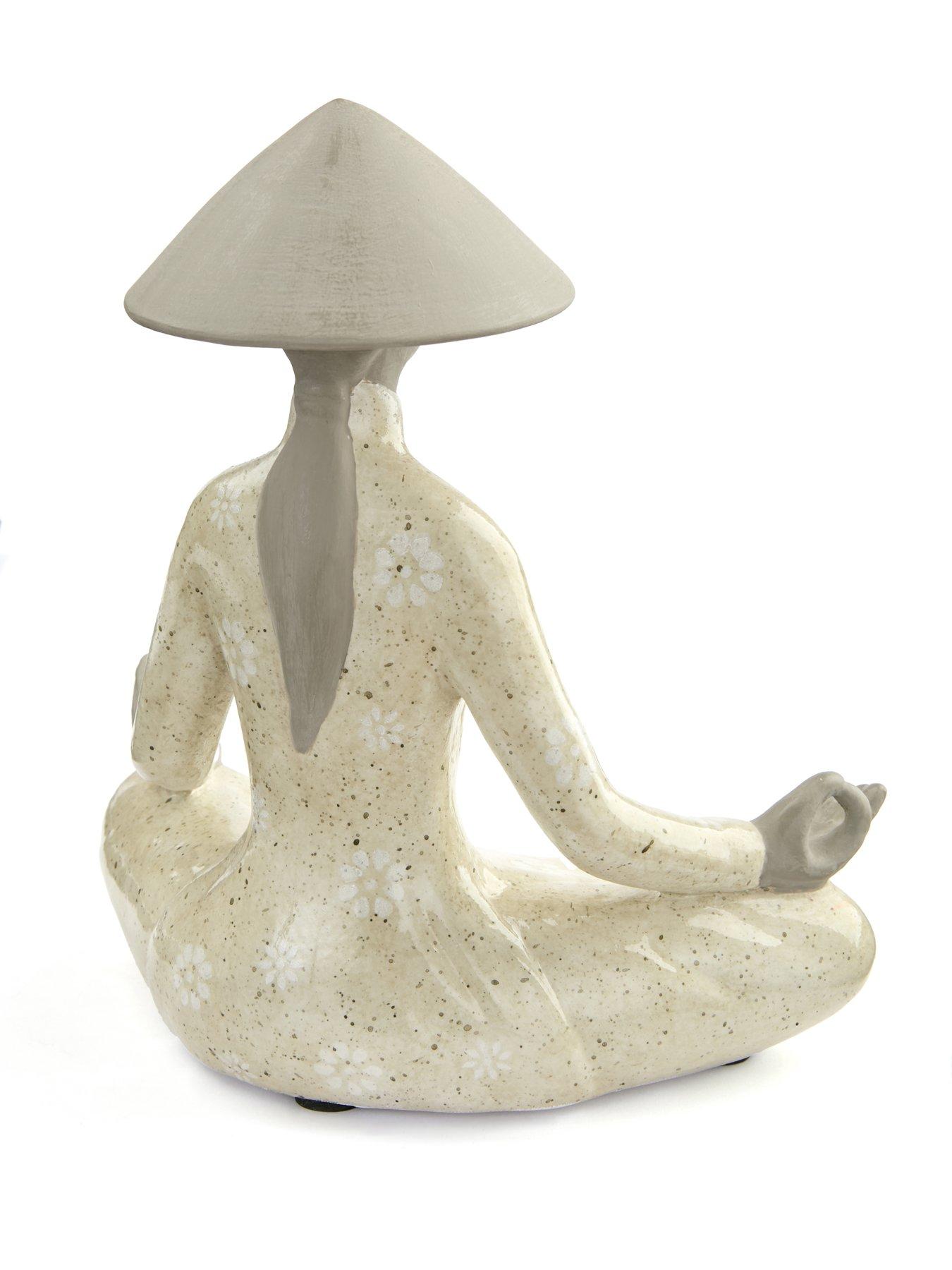 Image 4 of 6 of The Very Collection Meditating Lady Ornament (27cm)