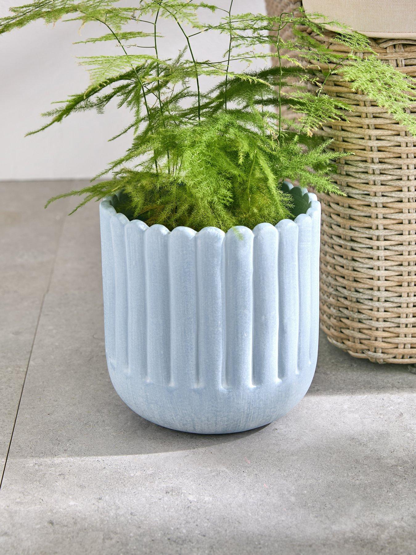 Image 1 of 4 of Very Home Scalloped Planter