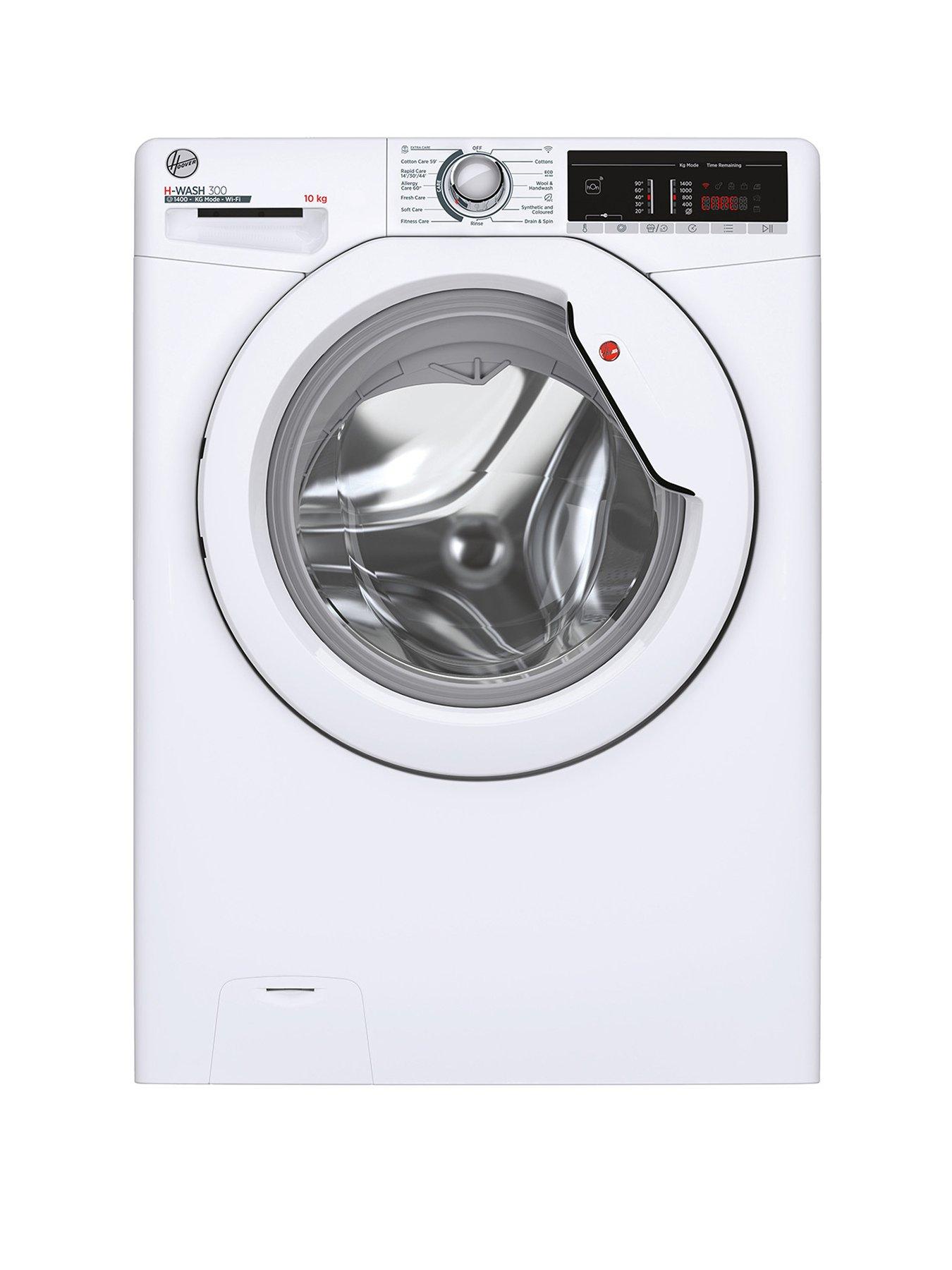 Image of Hoover H-WASH 300 H3WO4105TA4/1-80 10kg Load, 1400 Spin, B Rated Washing Machine - White