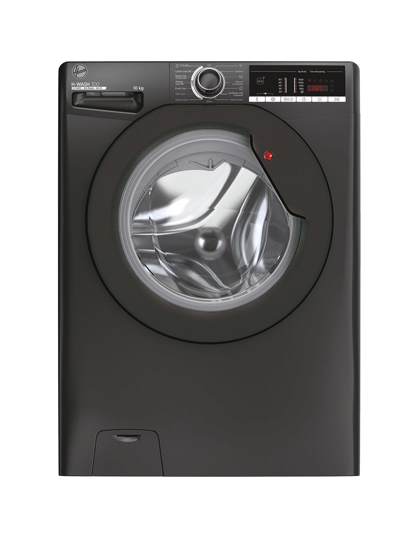 Image of Hoover H-WASH 300 H3WO4105TABB4-80 10kg Load, 1400 Spin, B Rated Washing Machine - Black