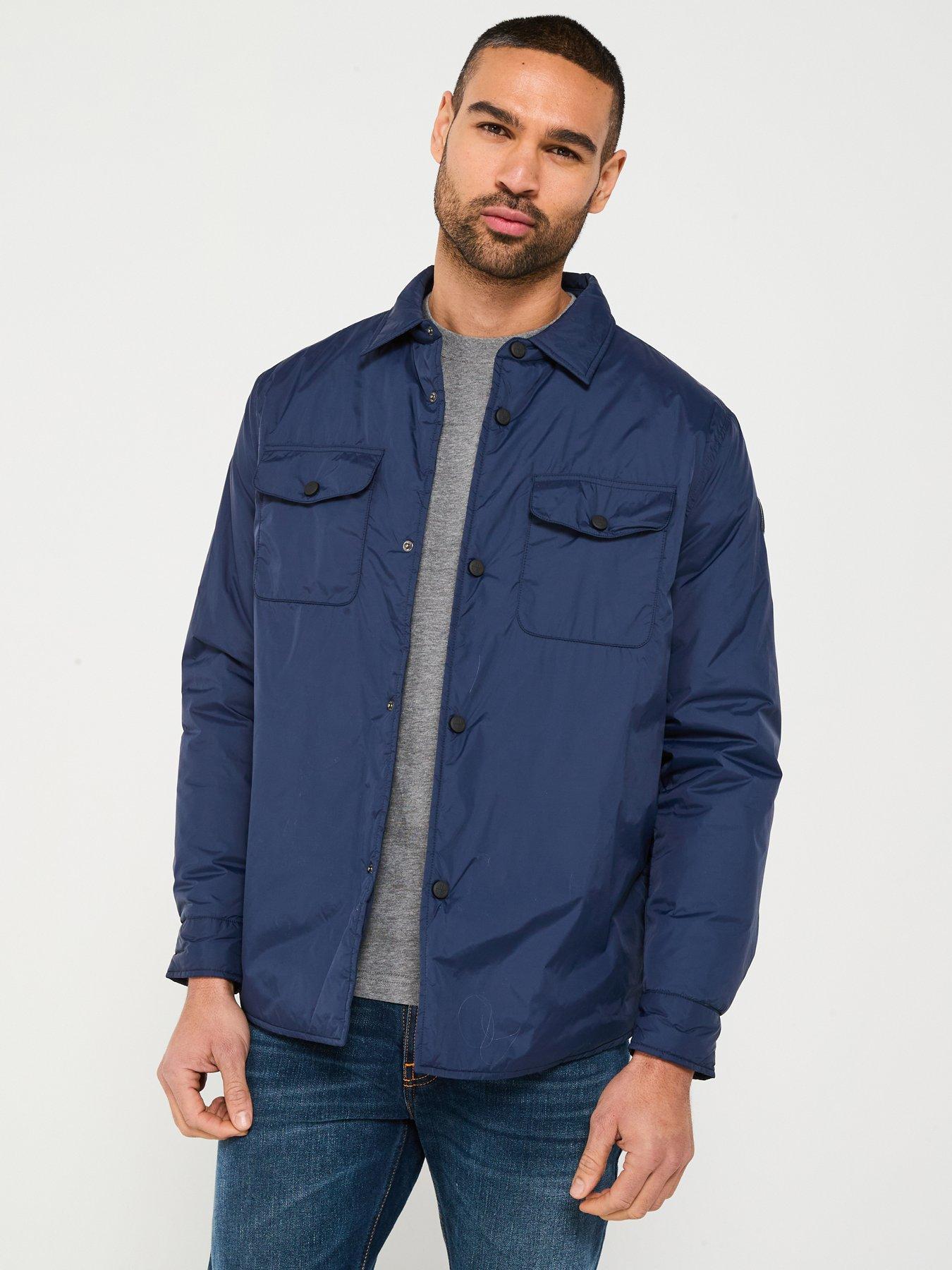 undefined Stretch Nylon Tech Overshirt - Navy