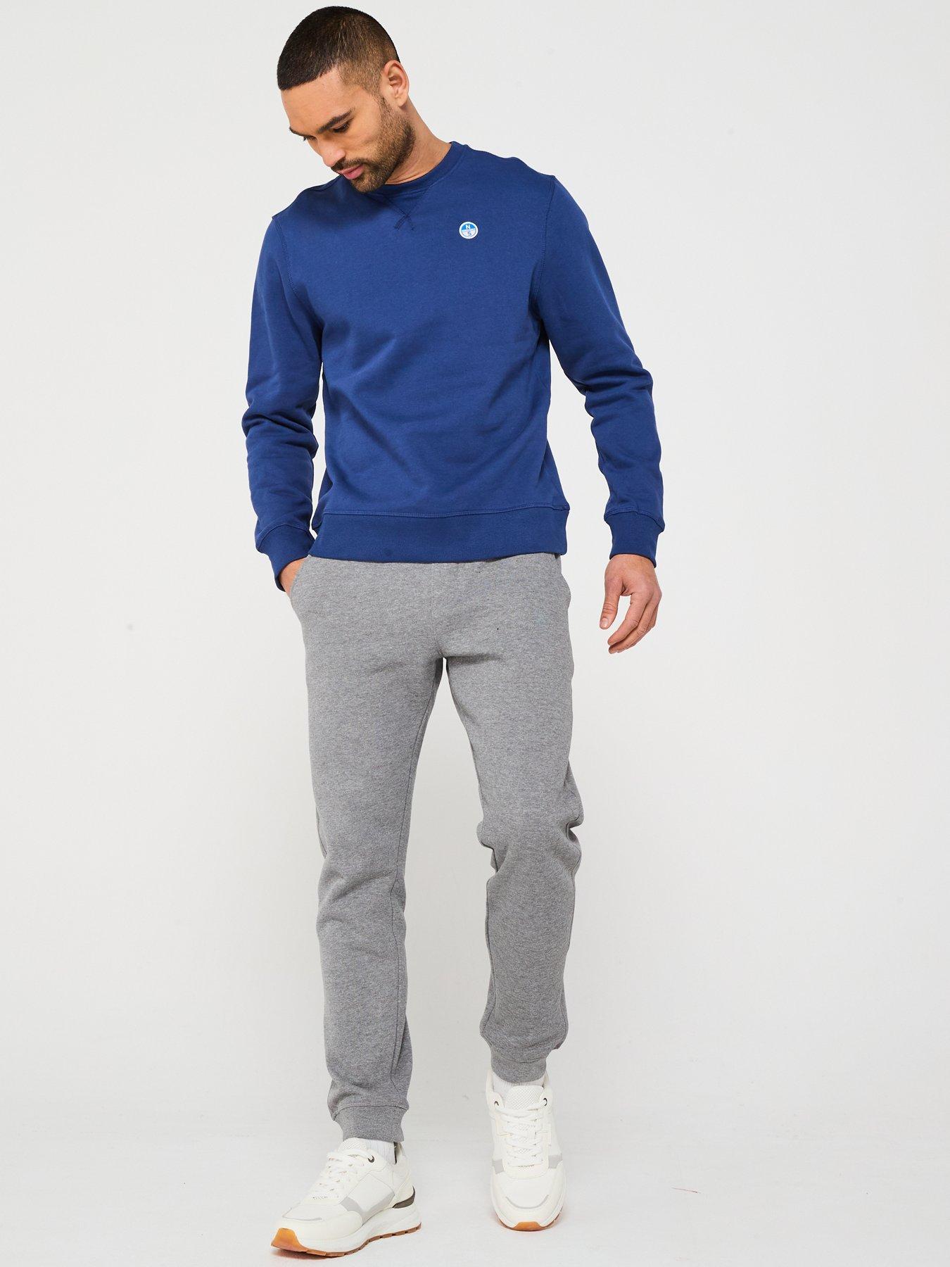 Image 3 of 5 of North Sails Left Chest Logo Crew Sweatshirt - Blue