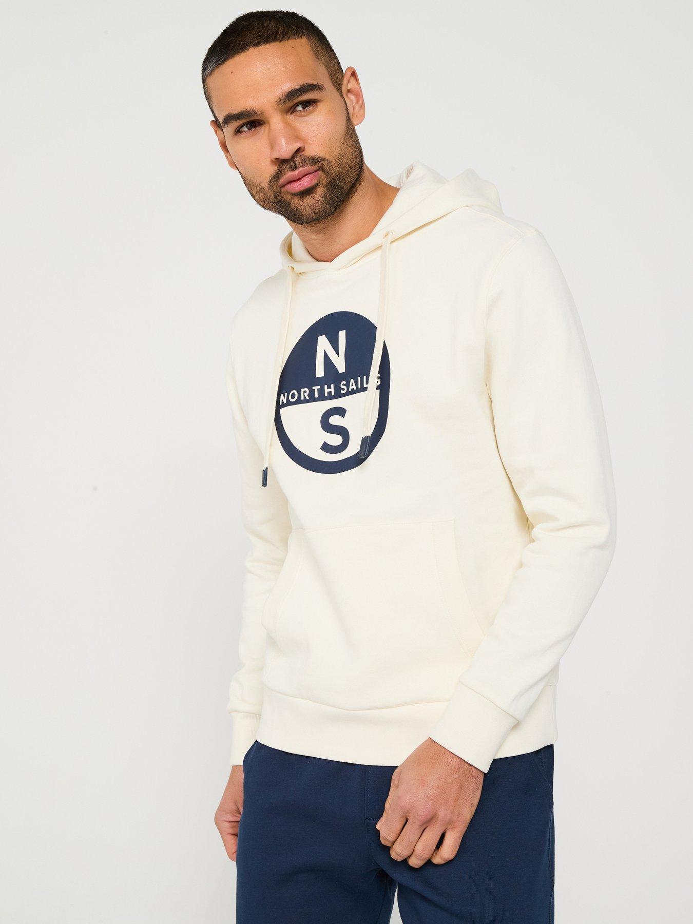 undefined Chest Logo Overhead Hoodie - White