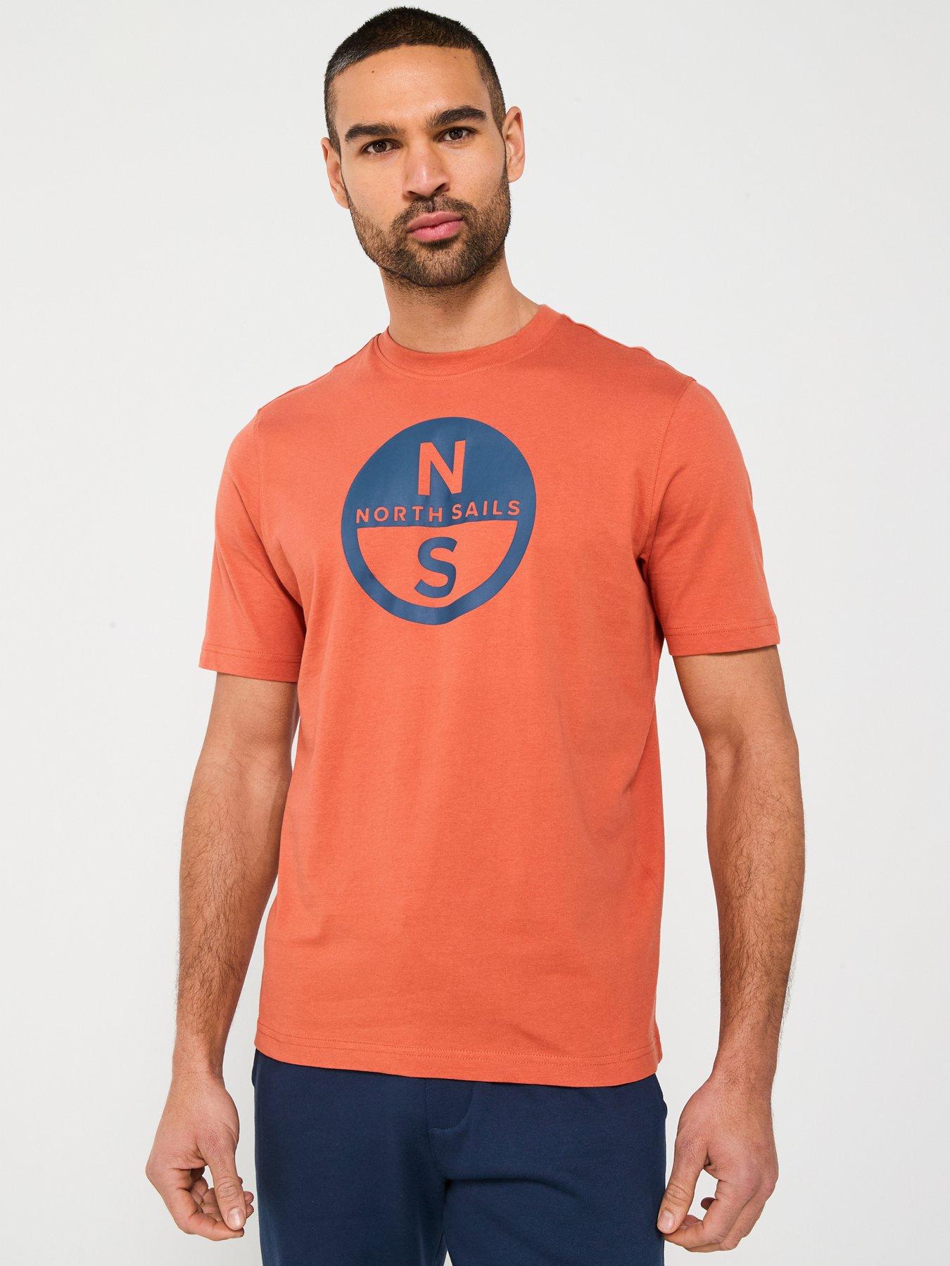 undefined Chest Logo T-Shirt - Orange