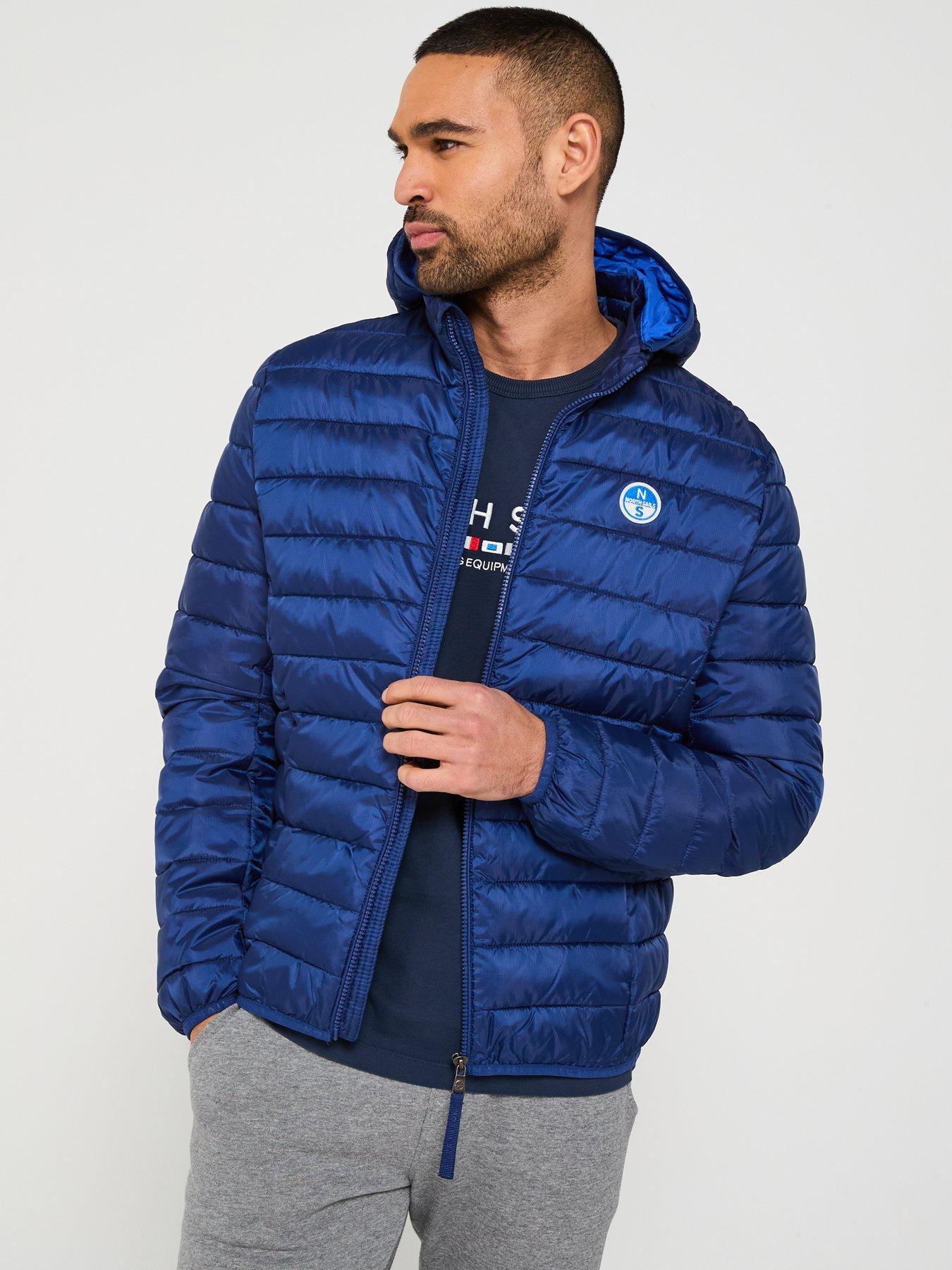 Image 5 of 6 of North Sails Skye Lightweight Ripstop Quilted Hooded Jacket - Blue