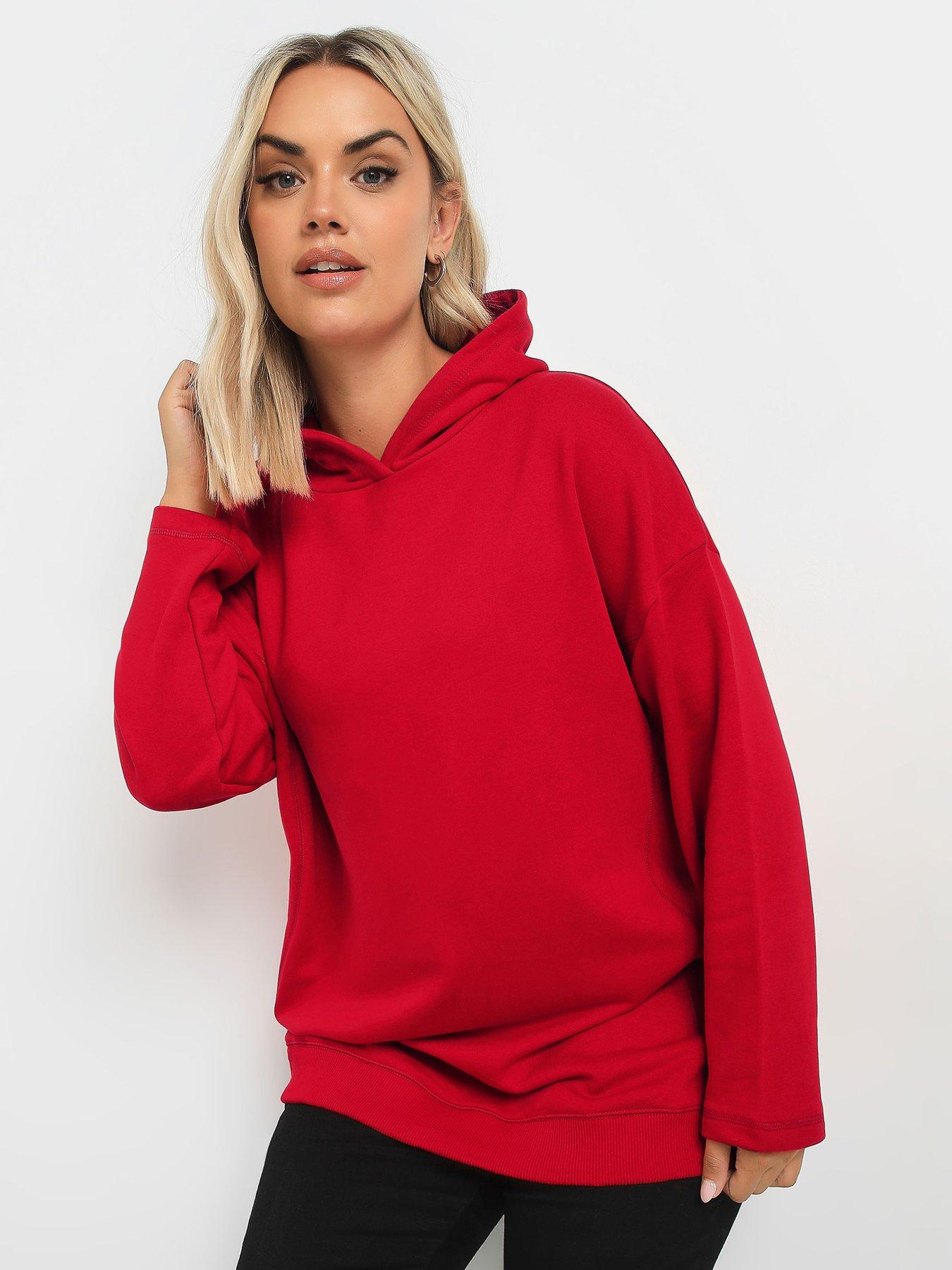 Red Hoodies sweatshirts Women Very