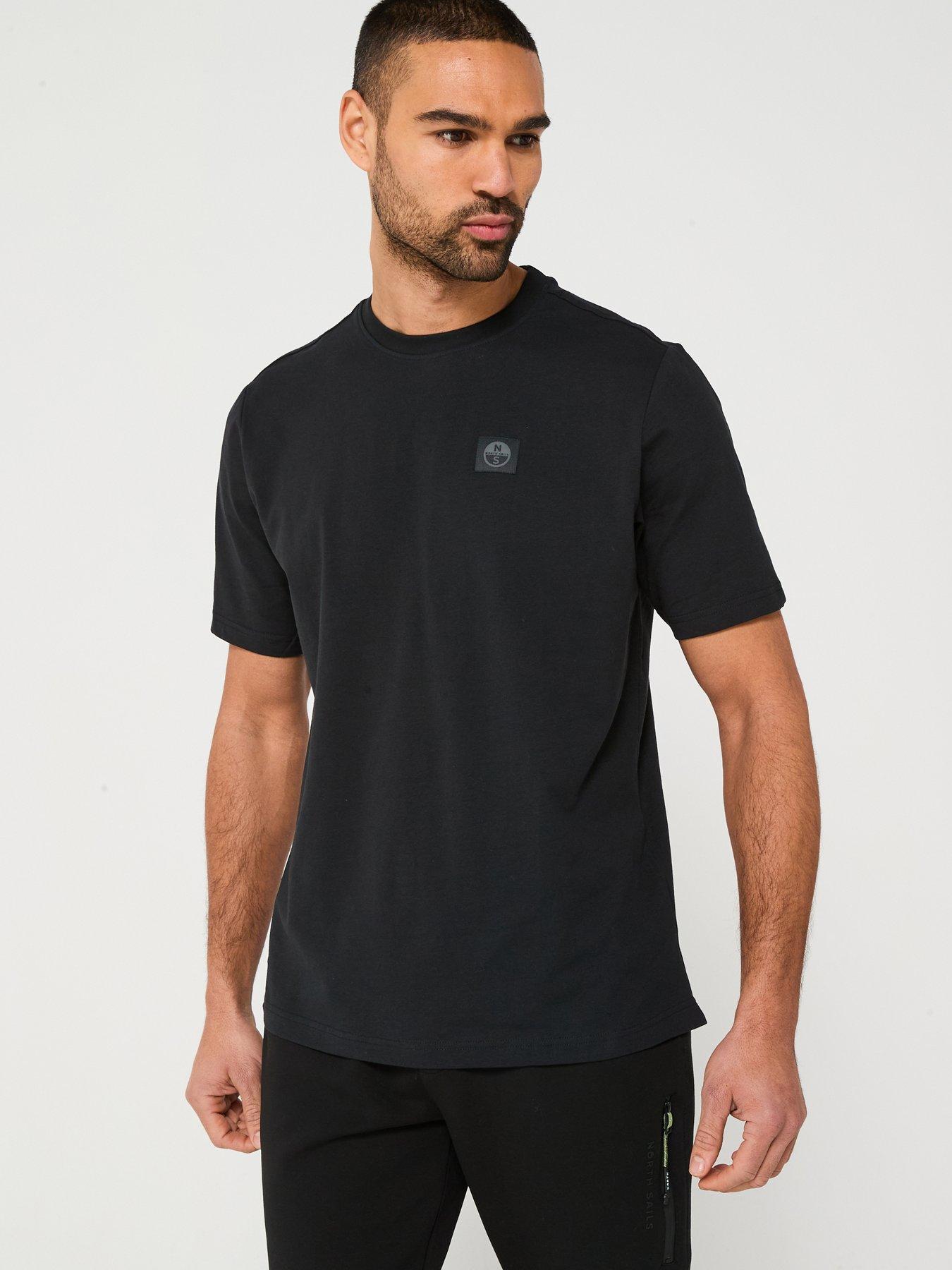 undefined Sail Tech Logo T-Shirt - Black