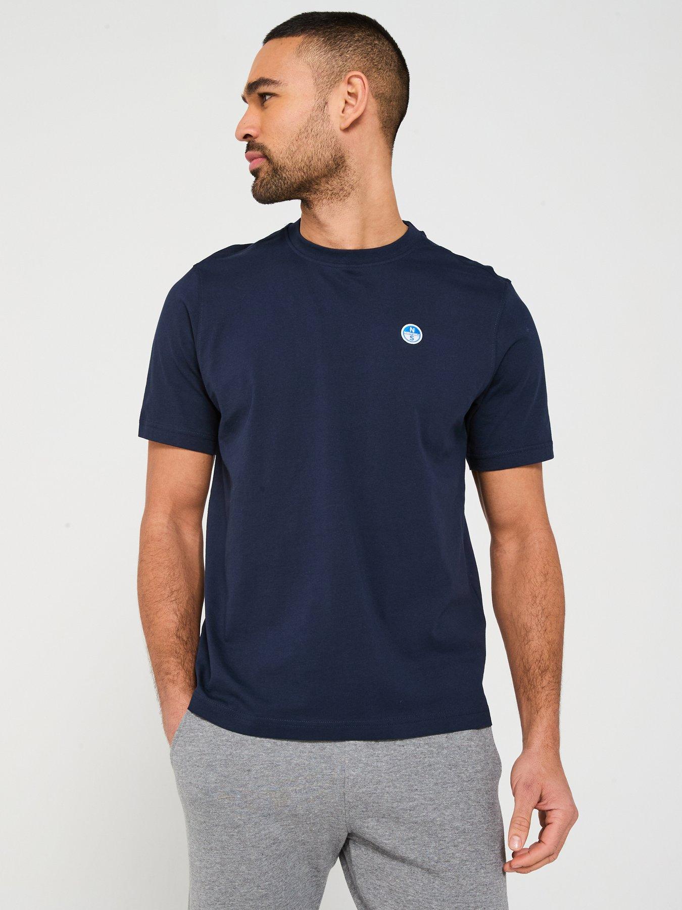 undefined Chest Logo T-Shirt - Navy