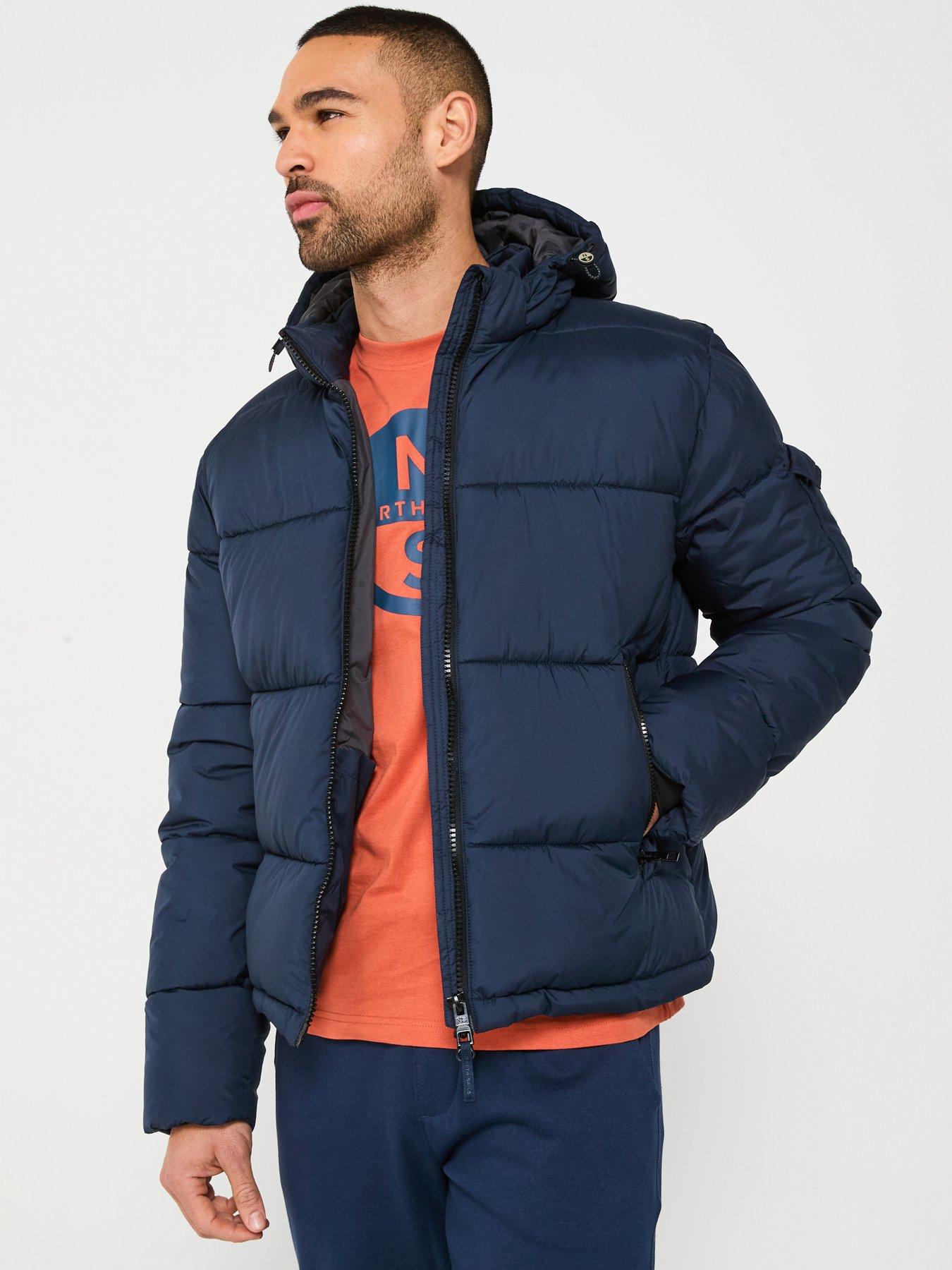 undefined Beam Hooded Puffer Jacket - Navy