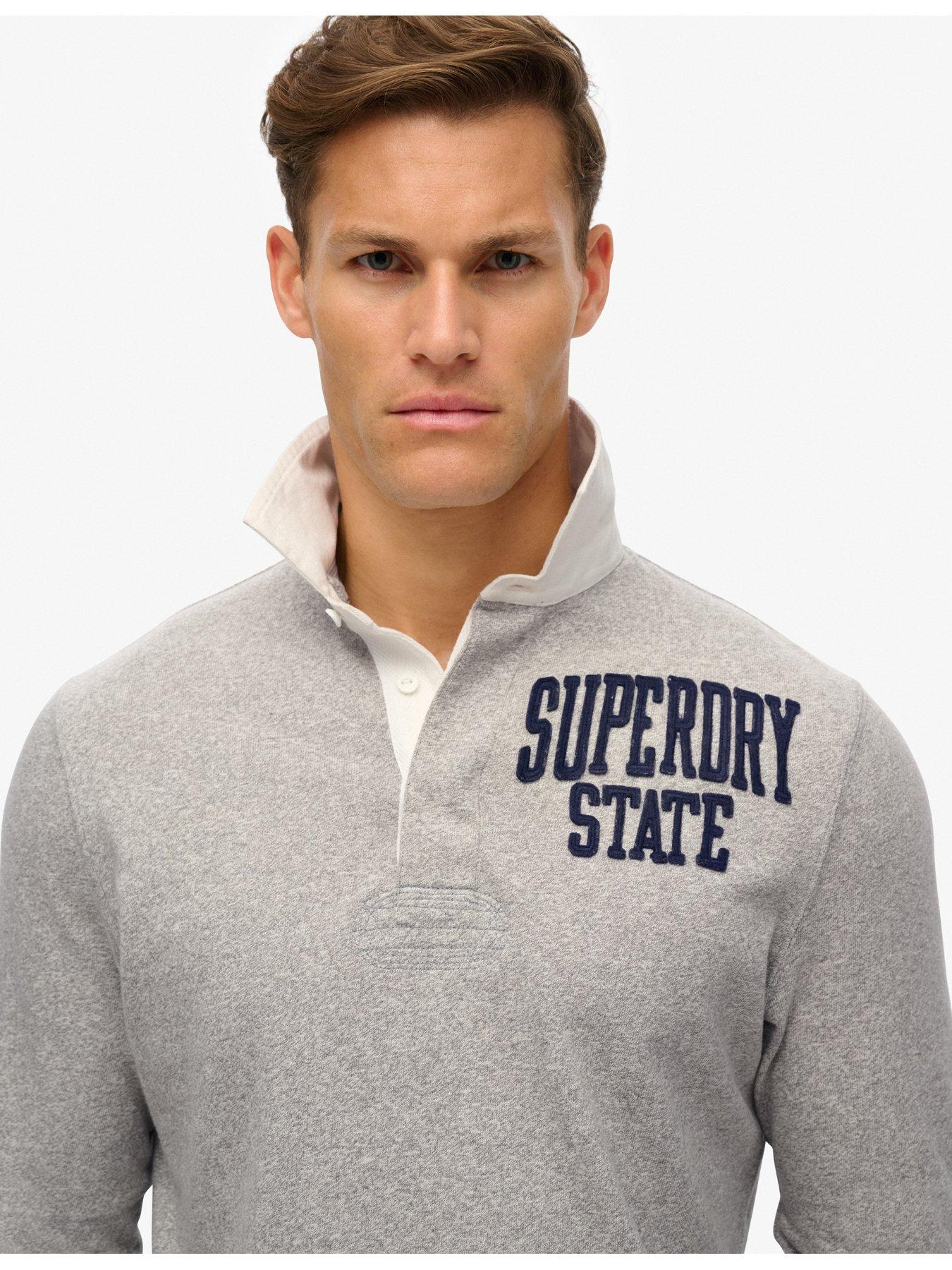 Superdry M4011047A Long Sleeve Shirt 2XL in Braun für Herren | DE
