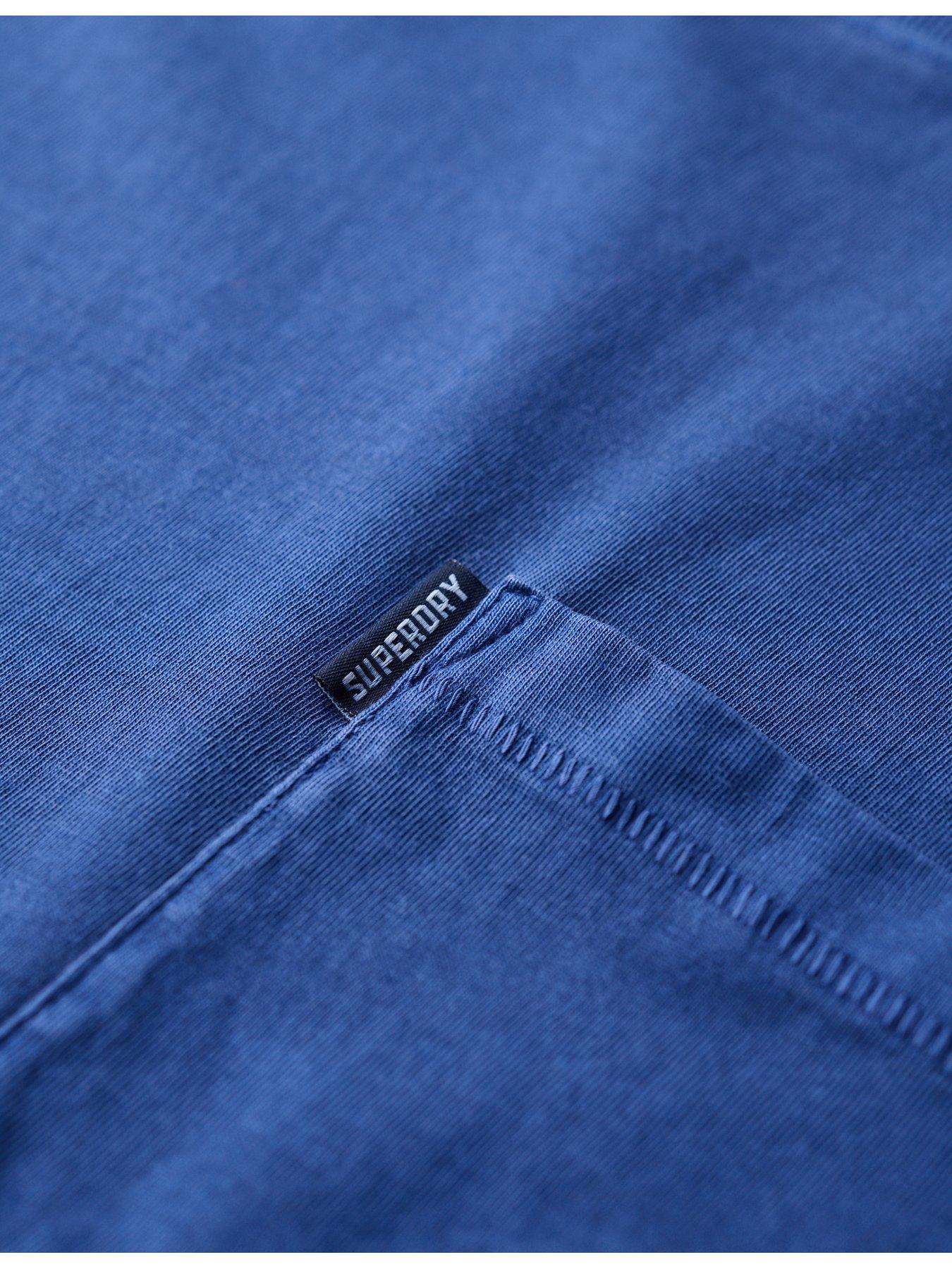 Image 5 of 5 of Superdry Essential Washed Pocket T-Shirt - Blue
