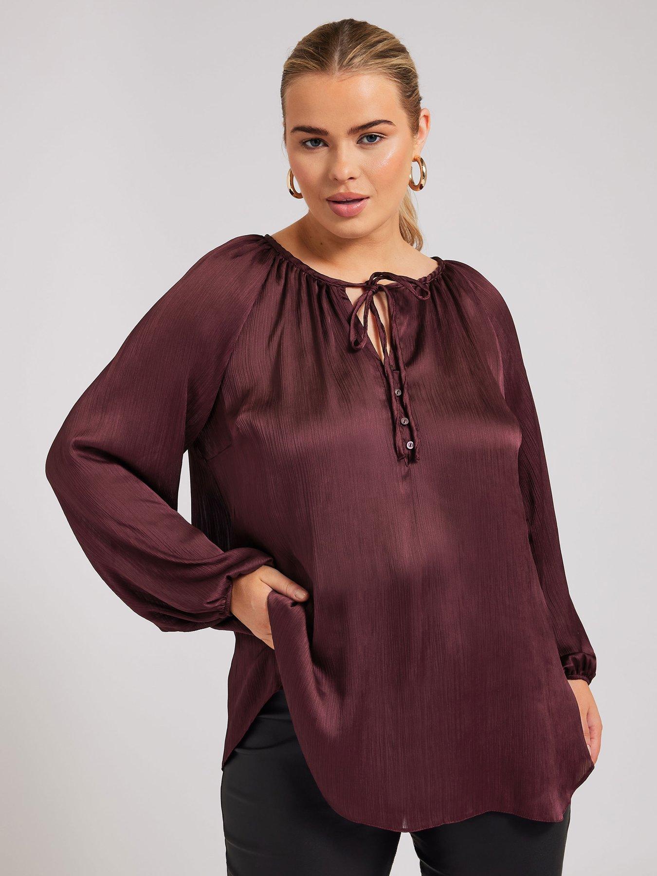 Yours Curve Button Blouse