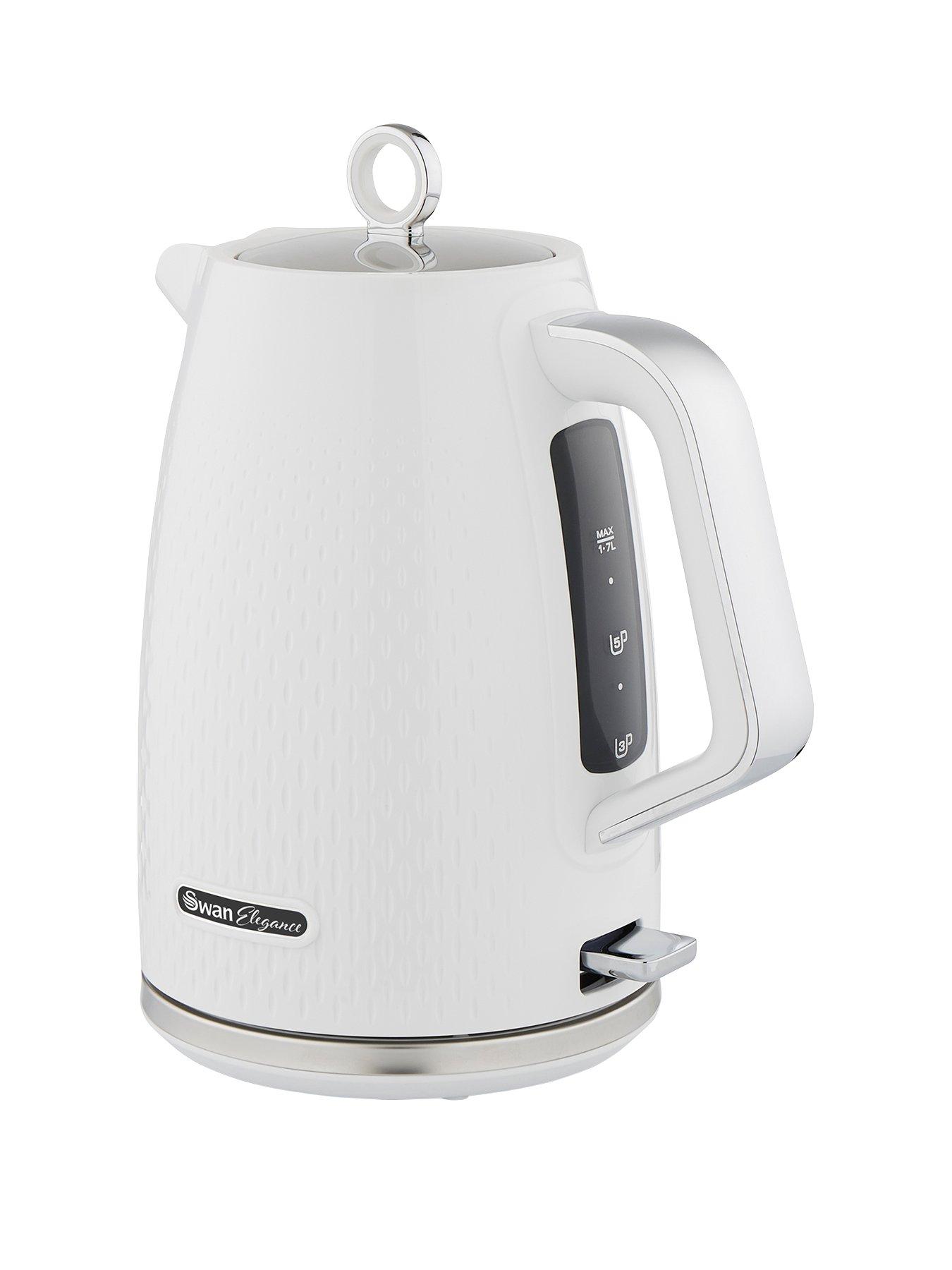 Swan Elegance 1.7L Jug Kettle - White
