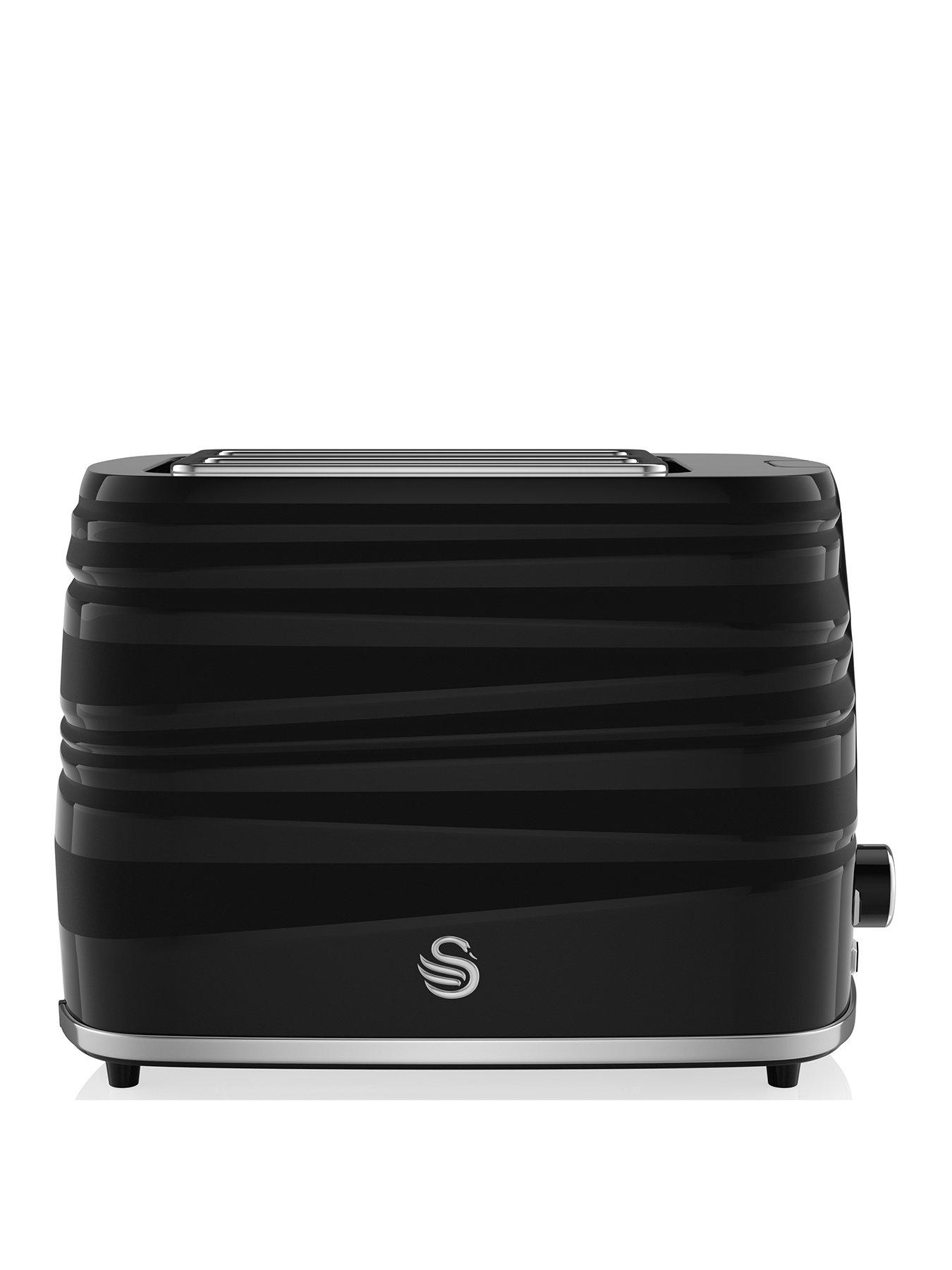 Swan Symphony 2 Slice Toaster Black