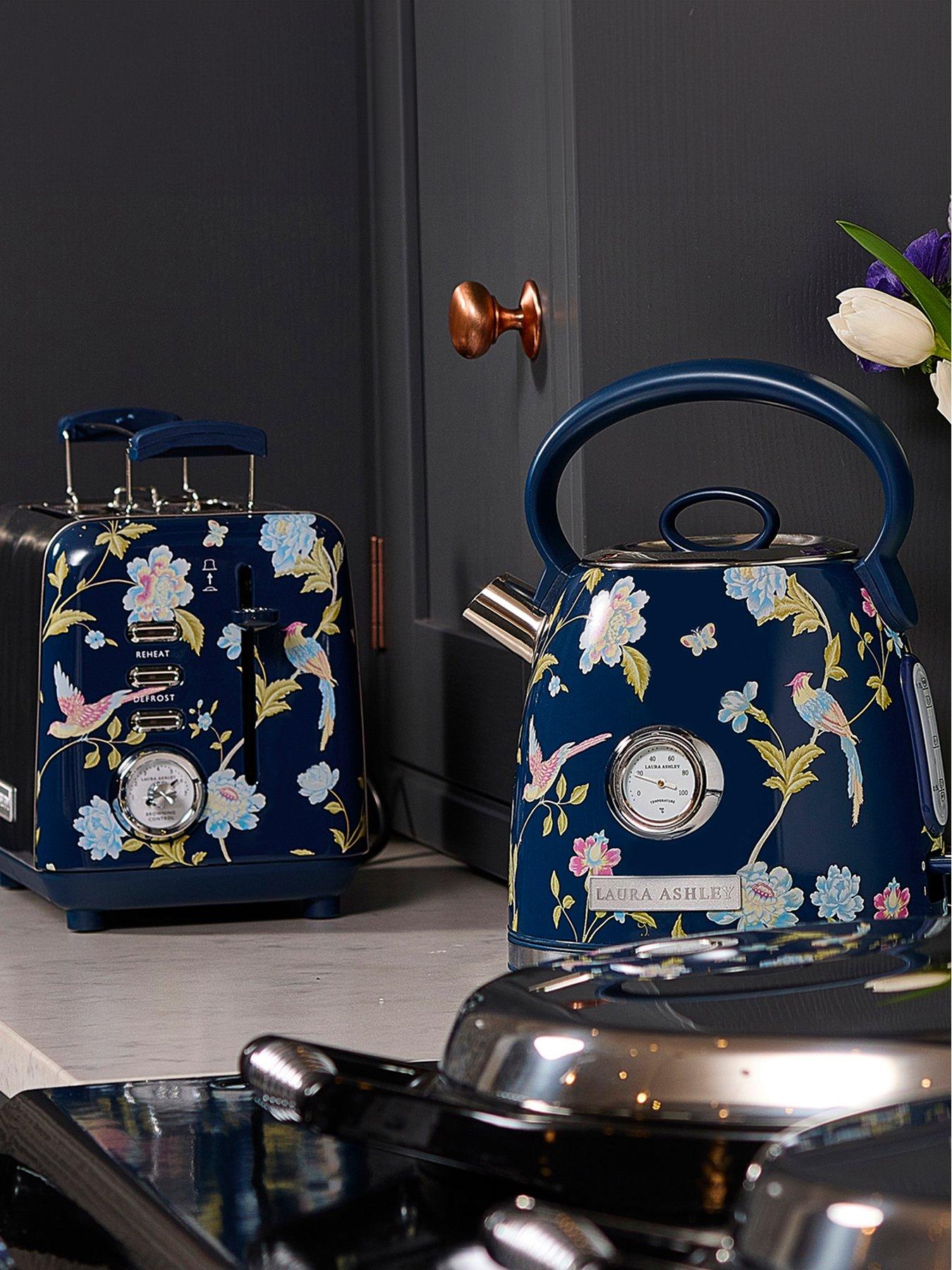 Image 2 of 7 of Laura Ashley Elveden Navy 2-Slice Toaster
