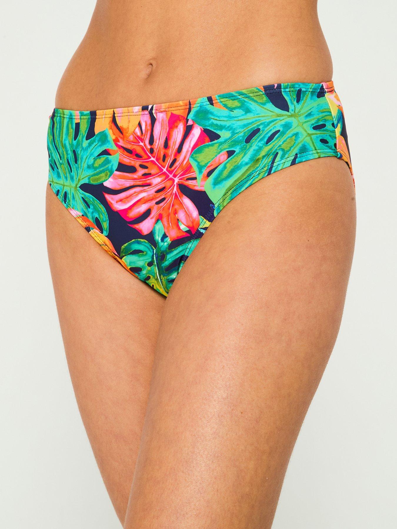 Image 1 of 5 of Everyday Mix &amp; Match Mid Rise Bikini Brief - Print