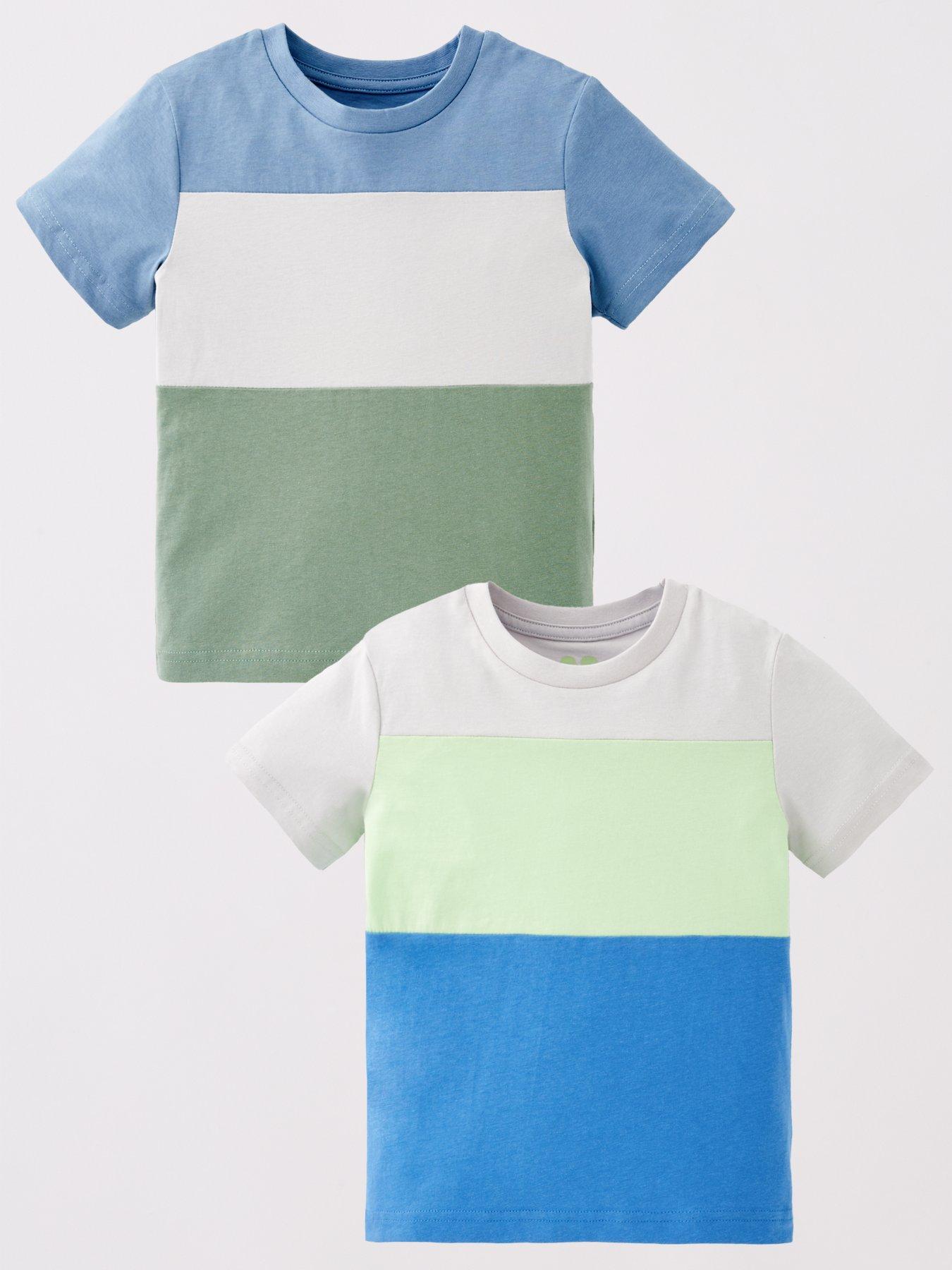 undefined Boys 2 Pack Cut And Sew T-Shirts - Multi