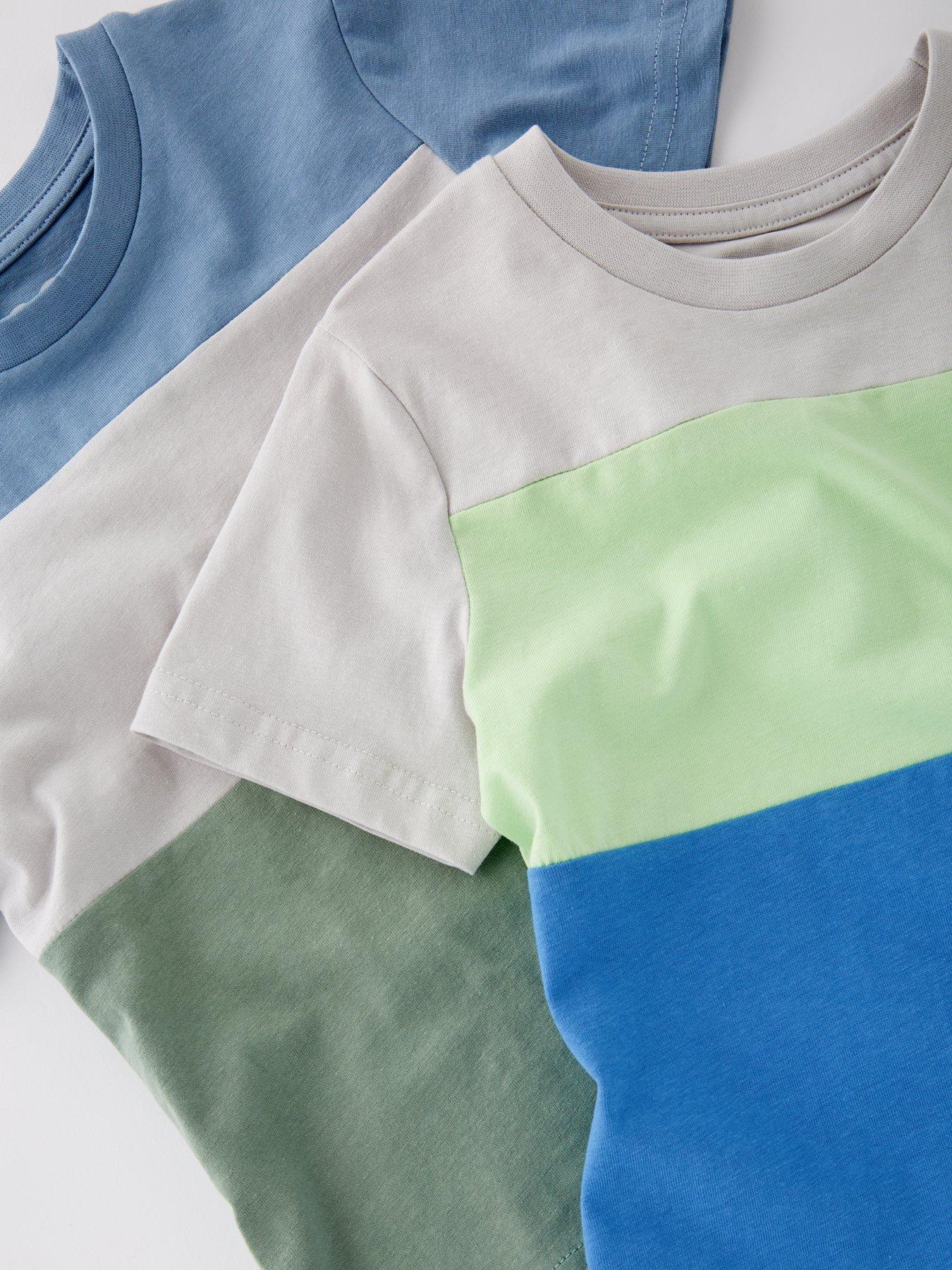 Image 5 of 5 of Mini V by Very Boys 2 Pack Cut And Sew T-Shirts - Multi