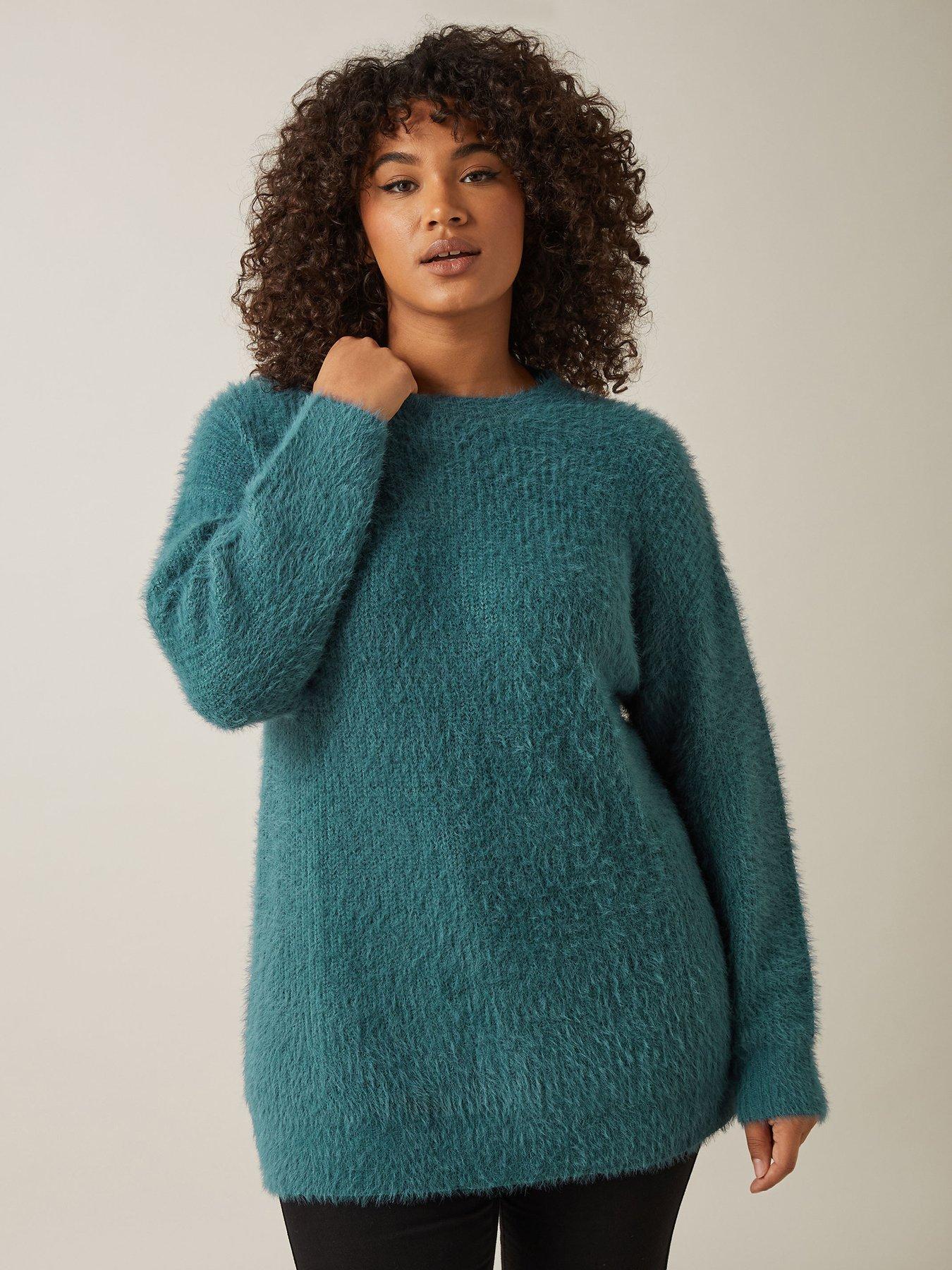 undefined Cat Feather Jumper - Blue