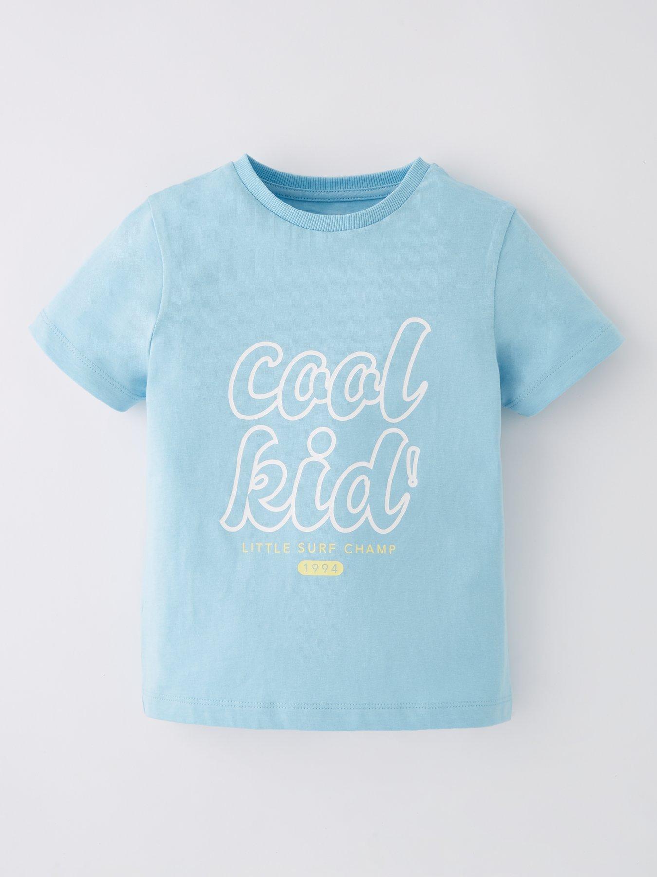 undefined Boys Short Sleeve Cool Kid T-Shirt - Multi