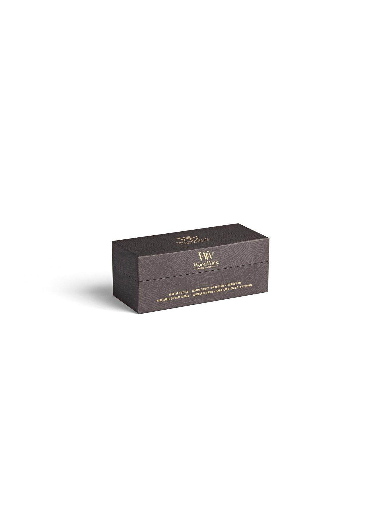 Image 3 of 4 of WoodWick Set of 3 Woody Mini Hourglass Candles Gift Set