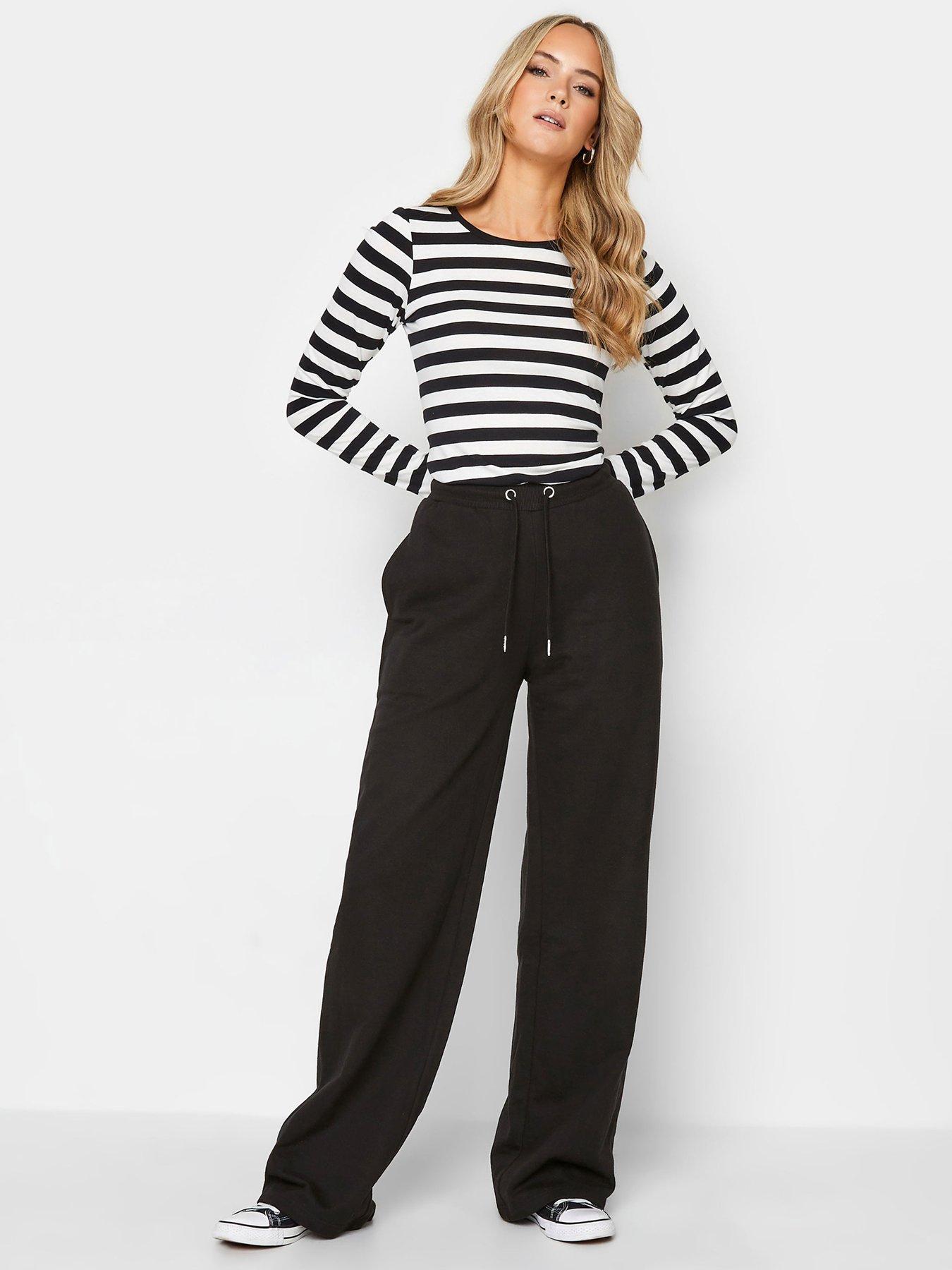 Image 2 of 3 of Long Tall Sally Tall 2 Pack Wide Leg Jogger 34" - Black