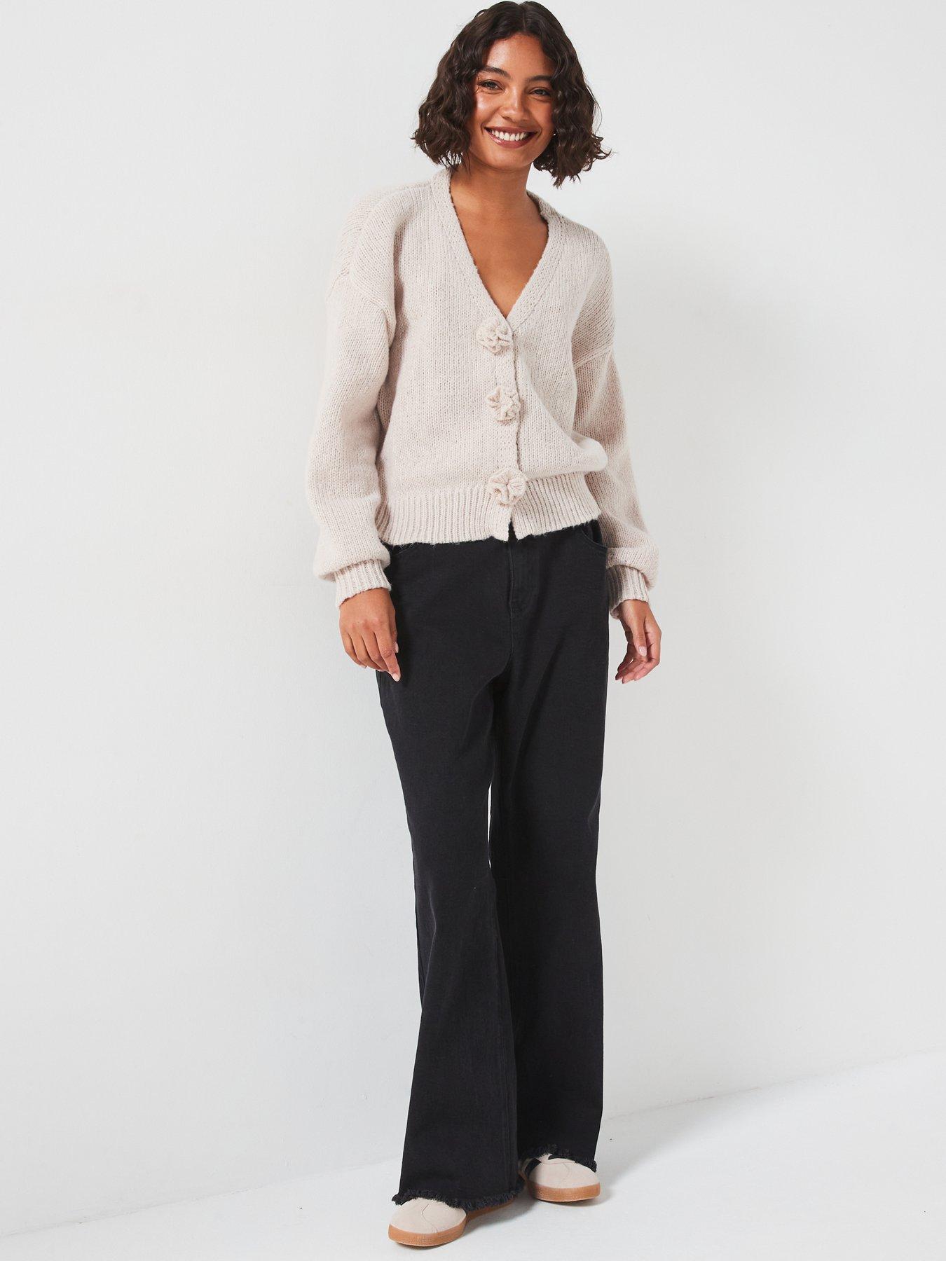 Long sleeve grey cardigan hotsell