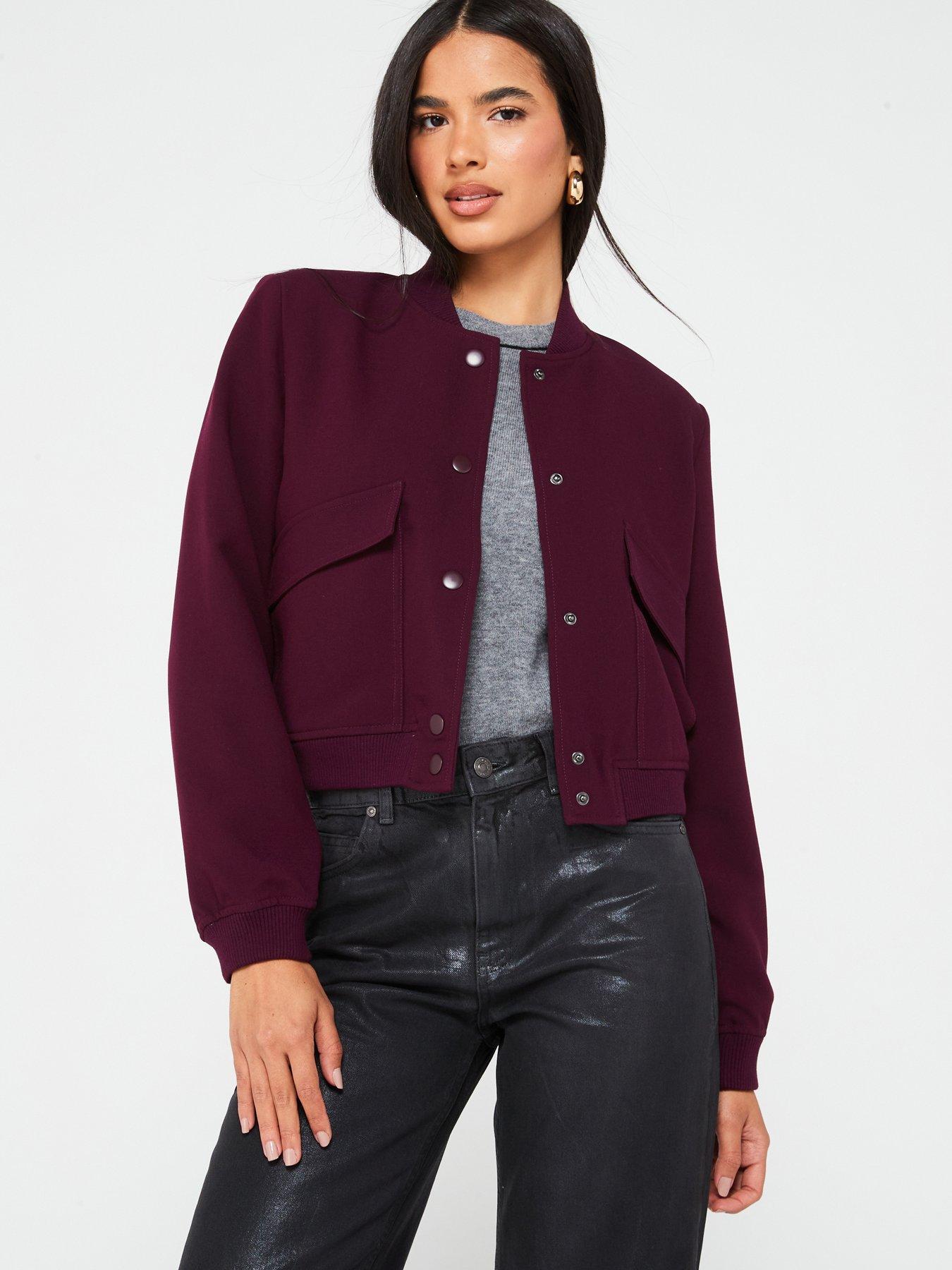 Image 1 of 5 of Vero Moda Amala Short Jacket - Red