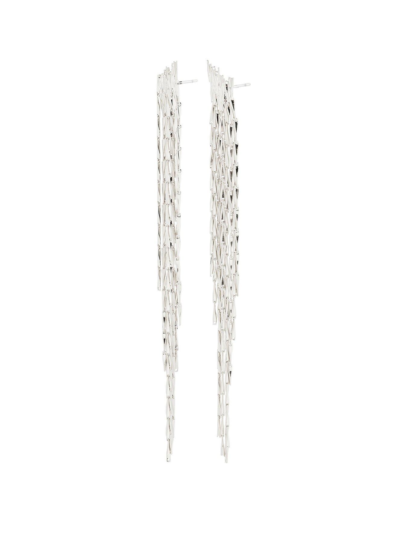 undefined ZENOBIA earrings silver-plated