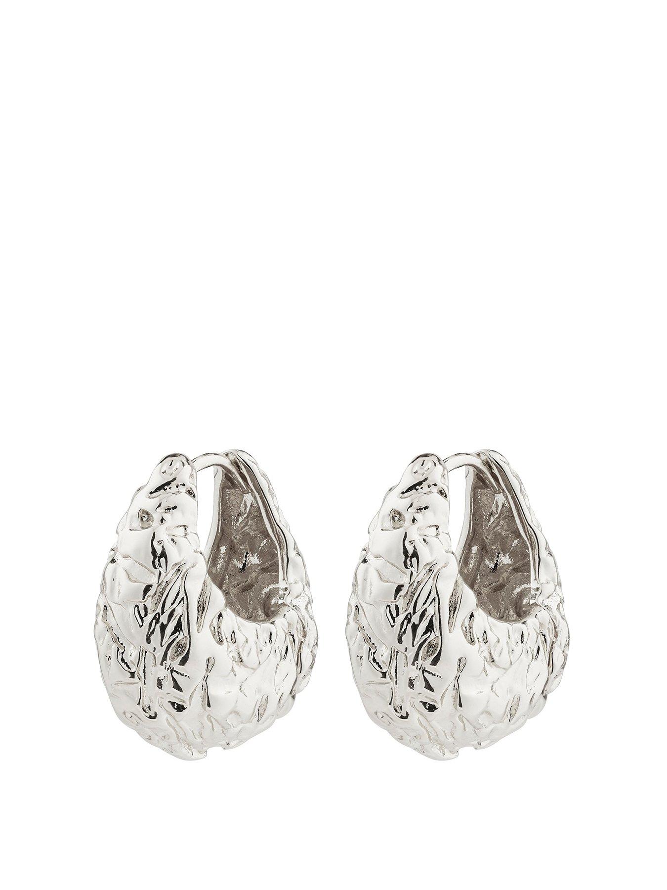 undefined LINCOLN earrings silver-plated