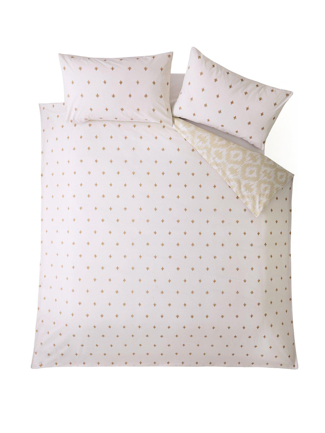 Image 2 of 5 of Very Home Golden Hour Ditsy Ikat Print Duvet Cover Set