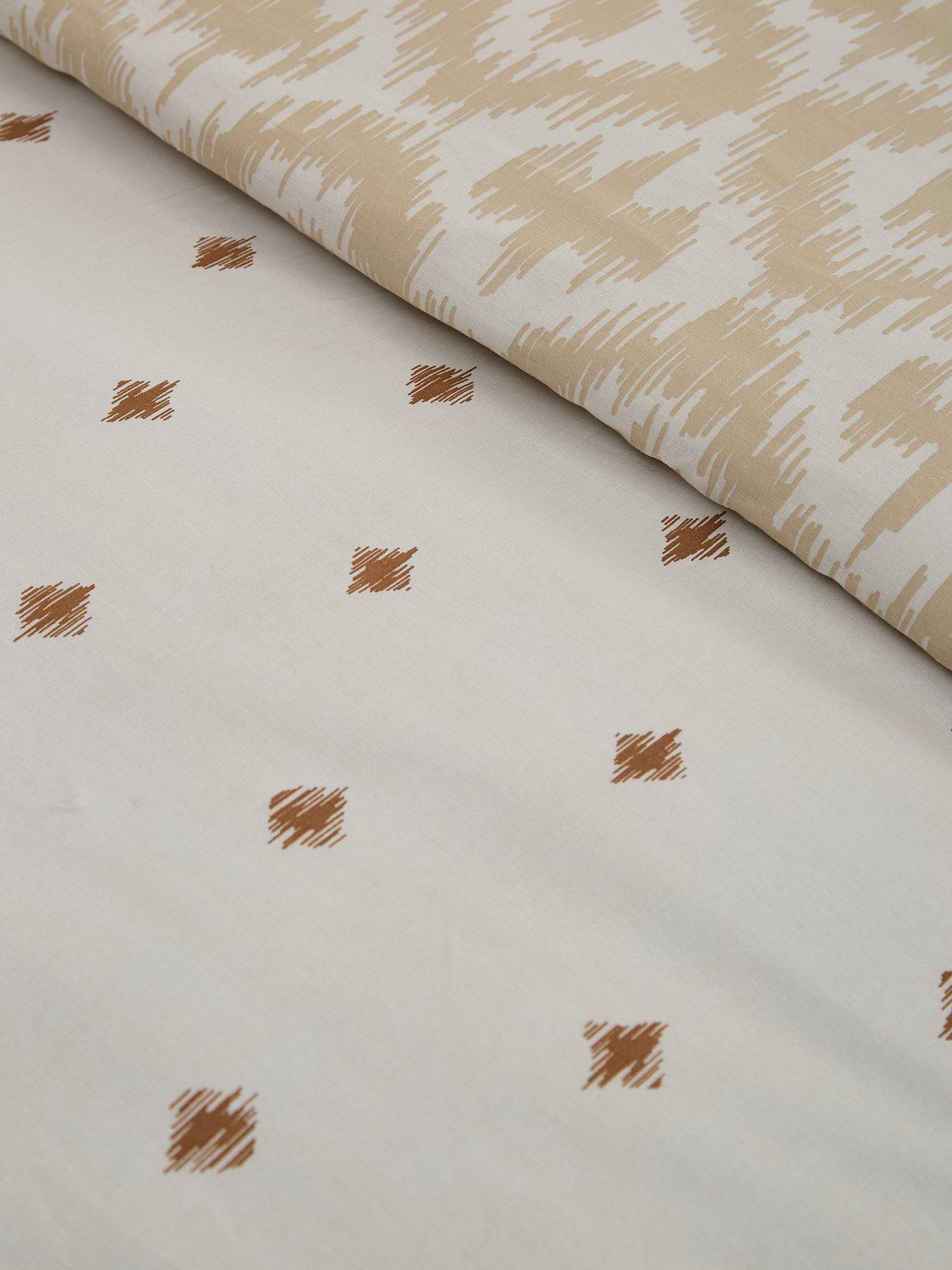 Image 4 of 5 of Very Home Golden Hour Ditsy Ikat Print Duvet Cover Set