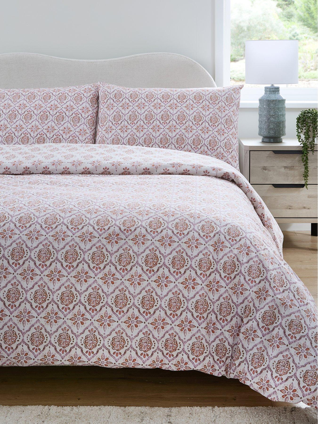undefined Casablanca Tile Print Duvet Cover Set