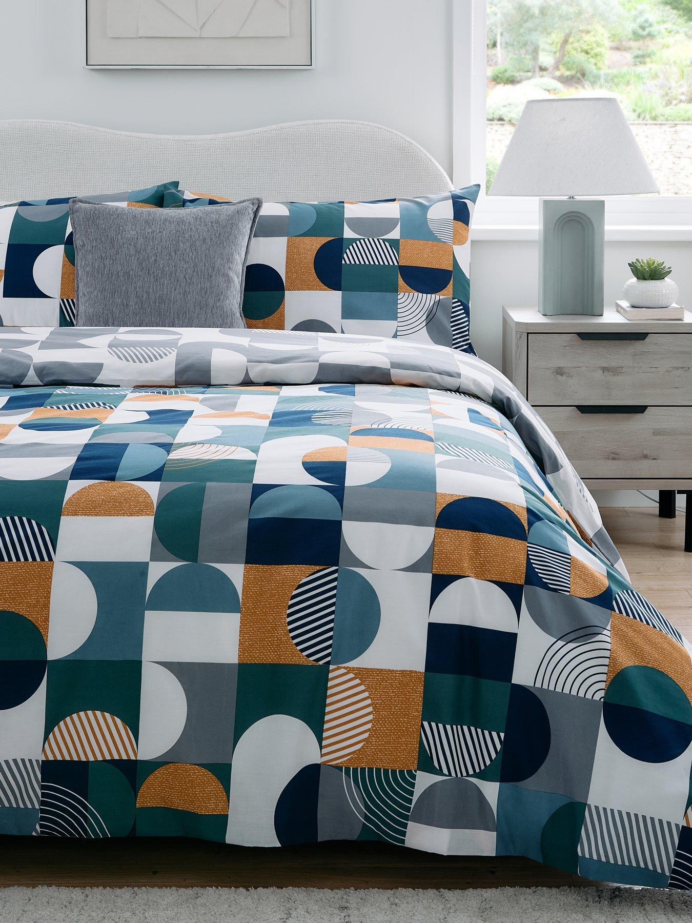 undefined Geo Print Duvet Cover Set
