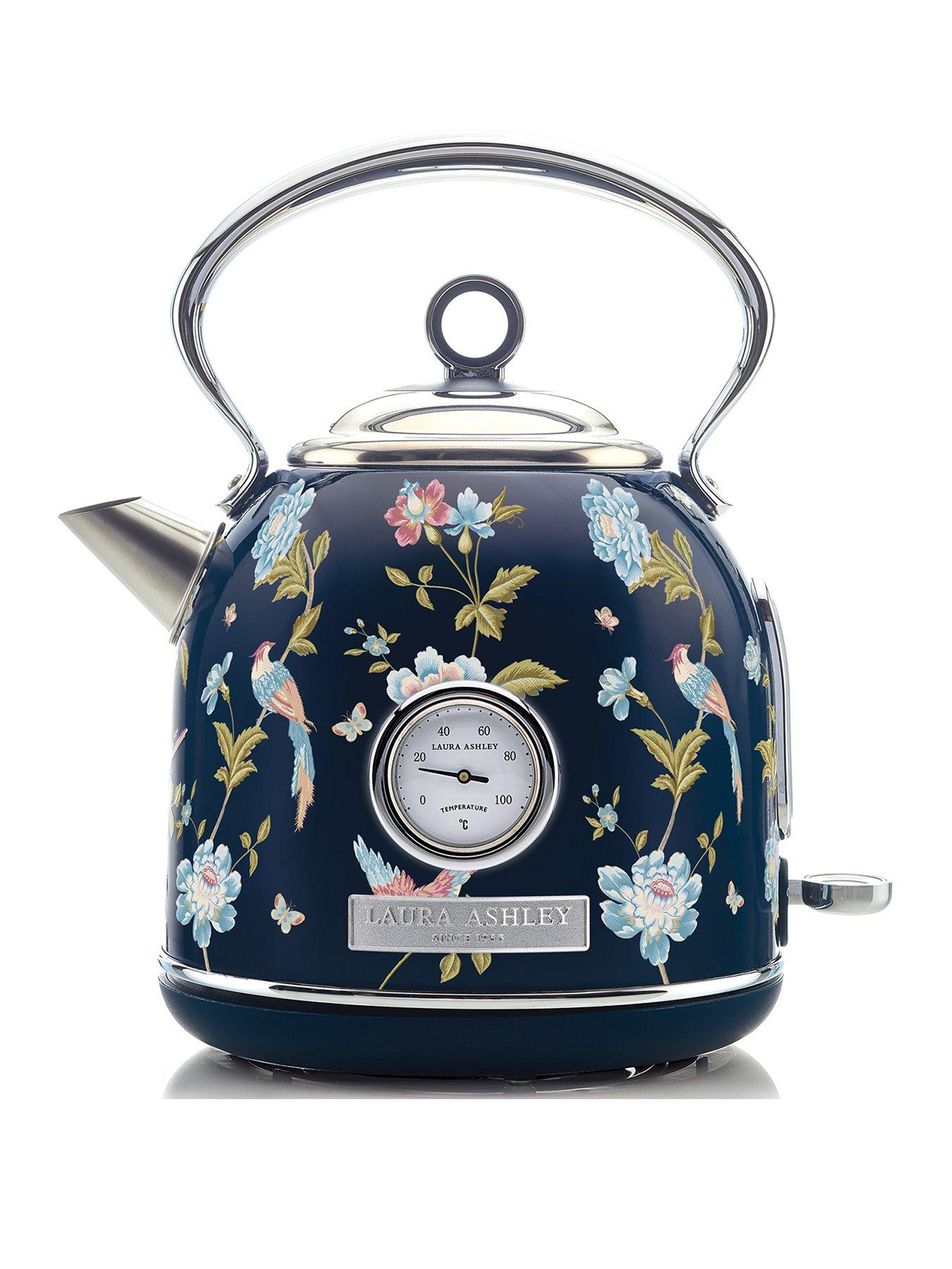 Image of Laura Ashley Elveden Navy 1.7L Kettle