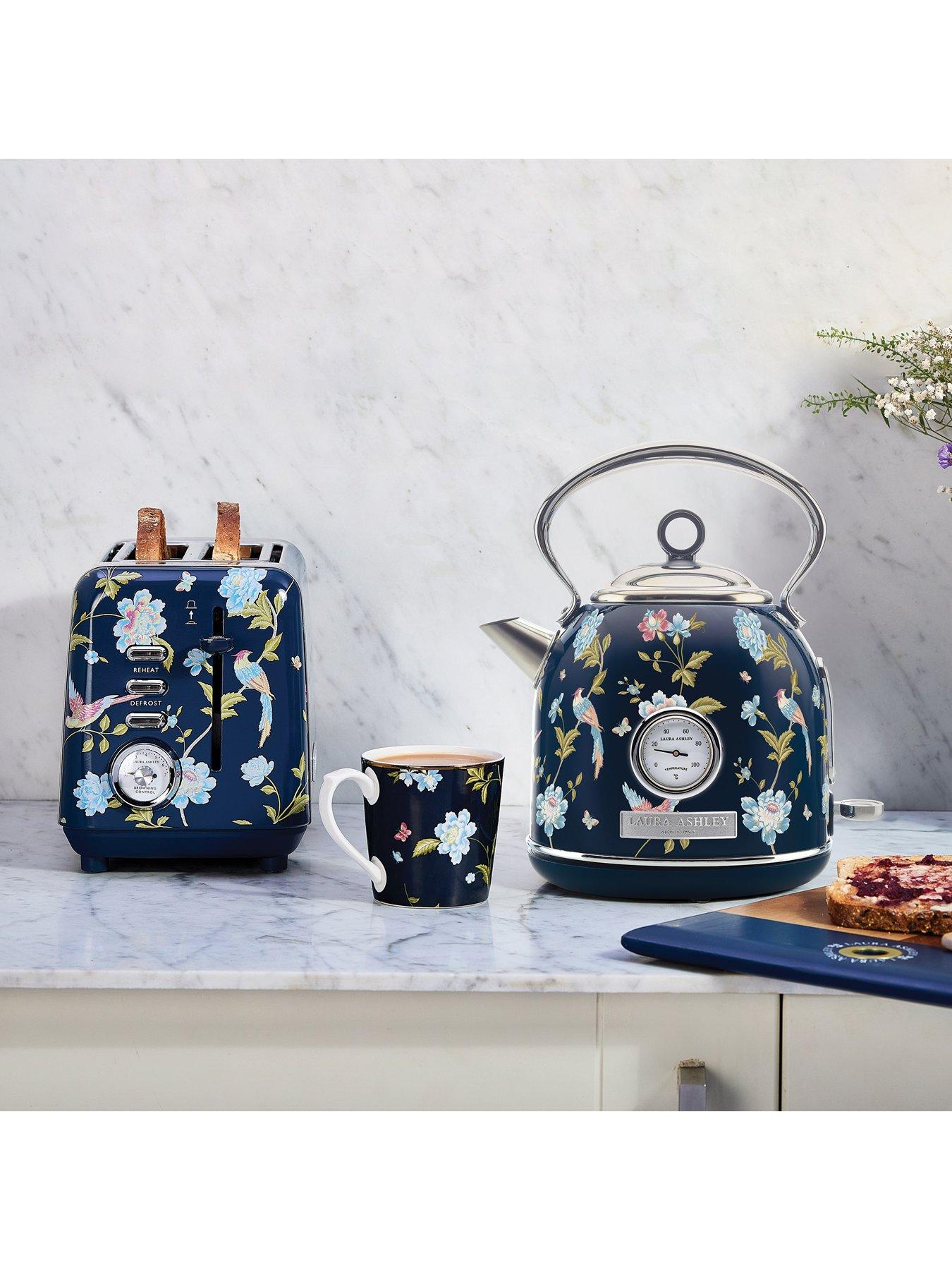 Image 2 of 7 of Laura Ashley Elveden Navy 1.7L Kettle