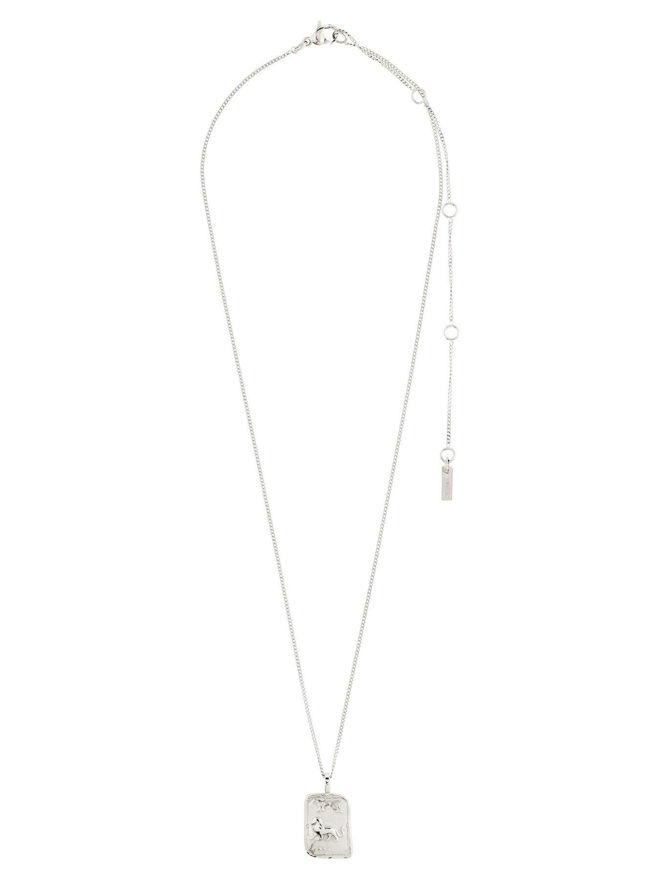 Image 5 of 7 of Pilgrim LEO Zodiac Sign necklace, silver-plated