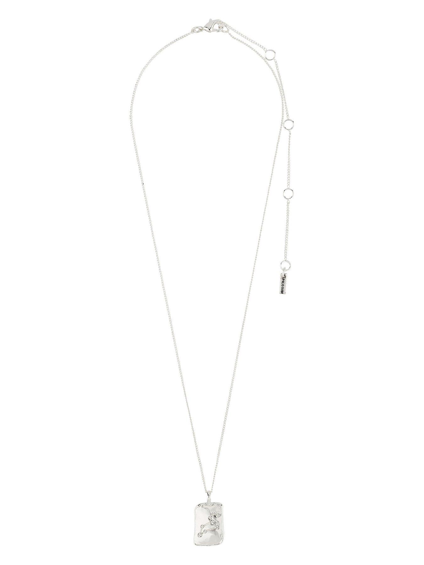 Image 7 of 7 of Pilgrim LEO Zodiac Sign necklace, silver-plated