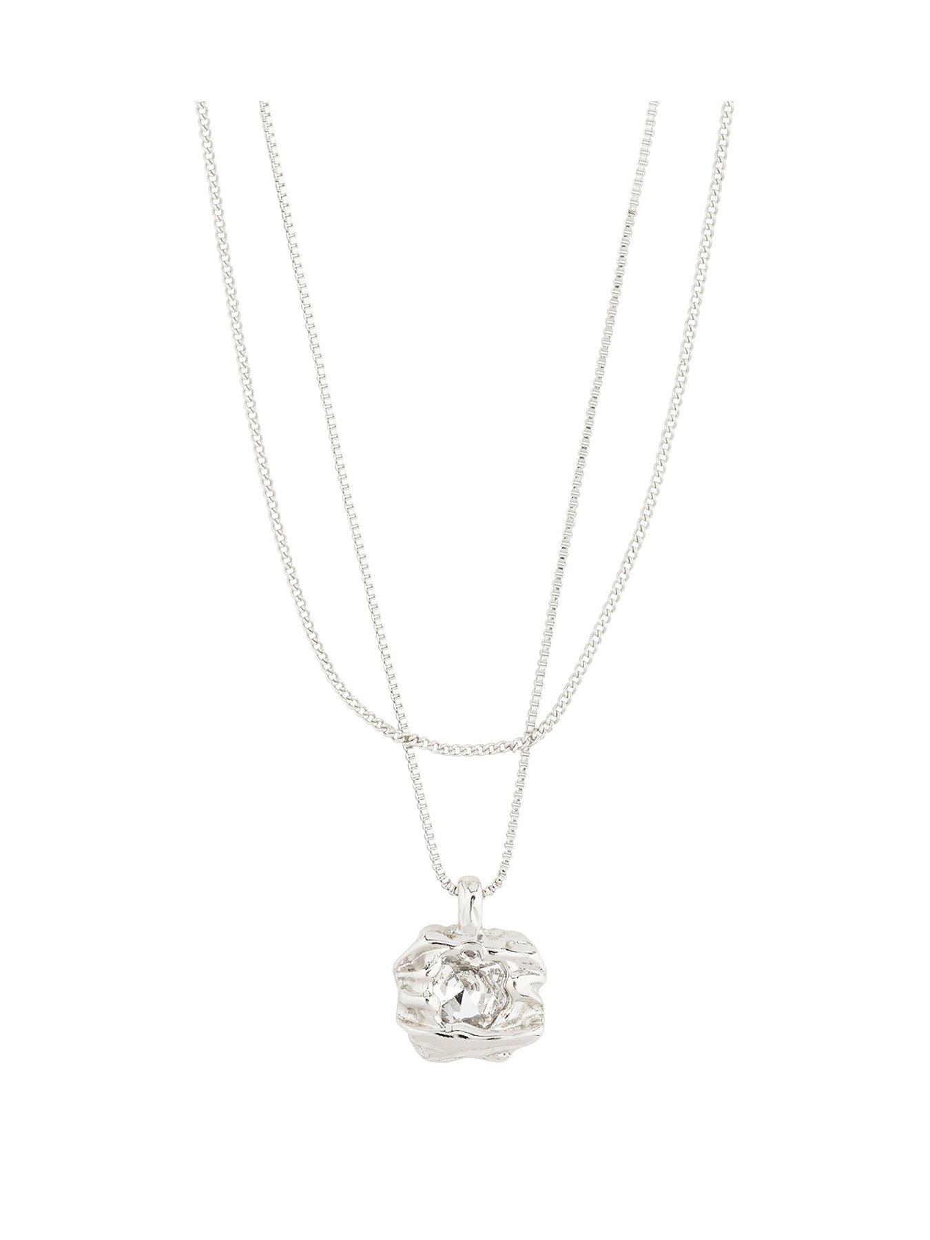 undefined FEEL necklace 2-in-1 set silver-plated