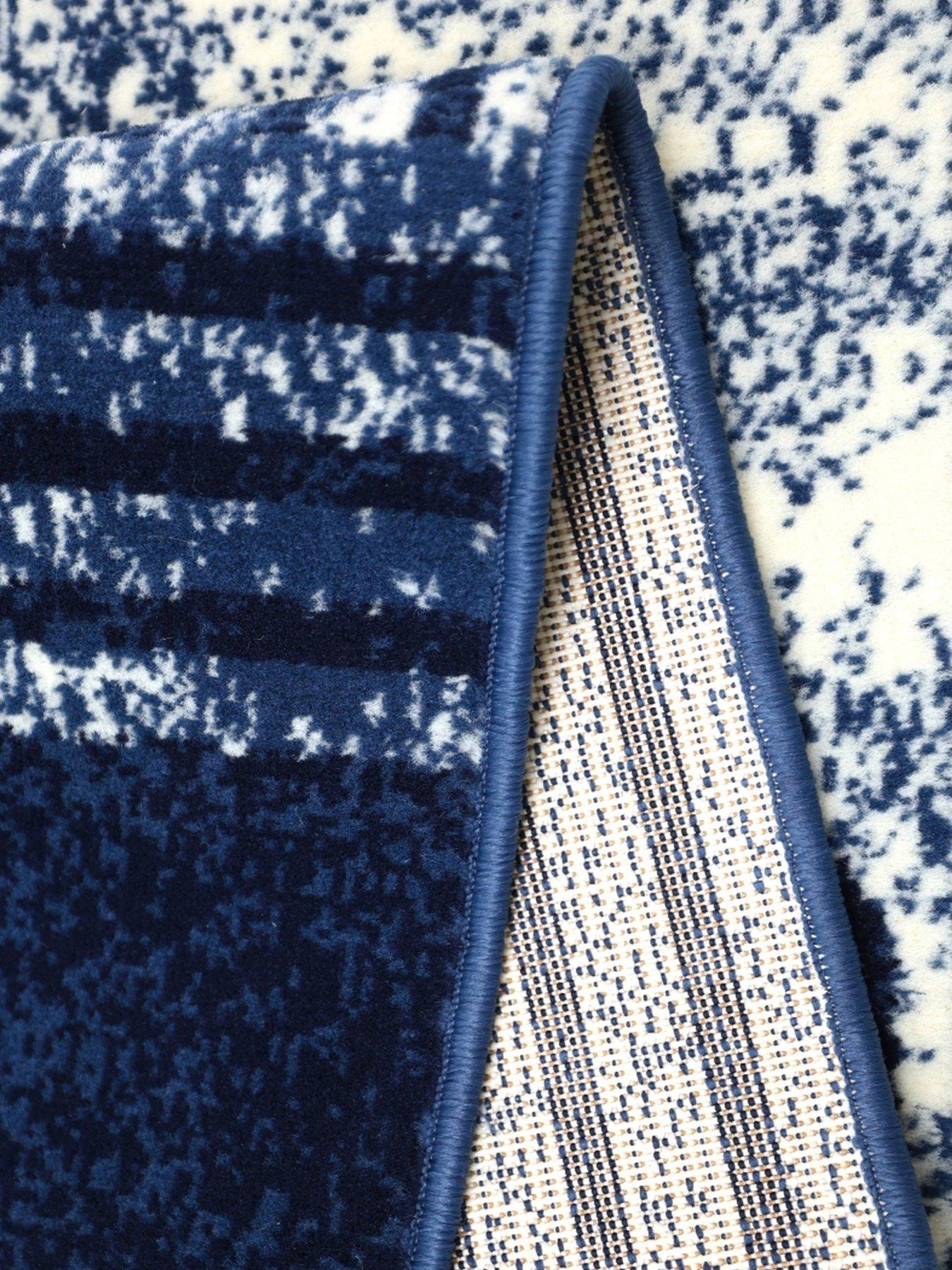 Image 4 of 4 of Very Home Maestro Modern Geo Rug - Navy