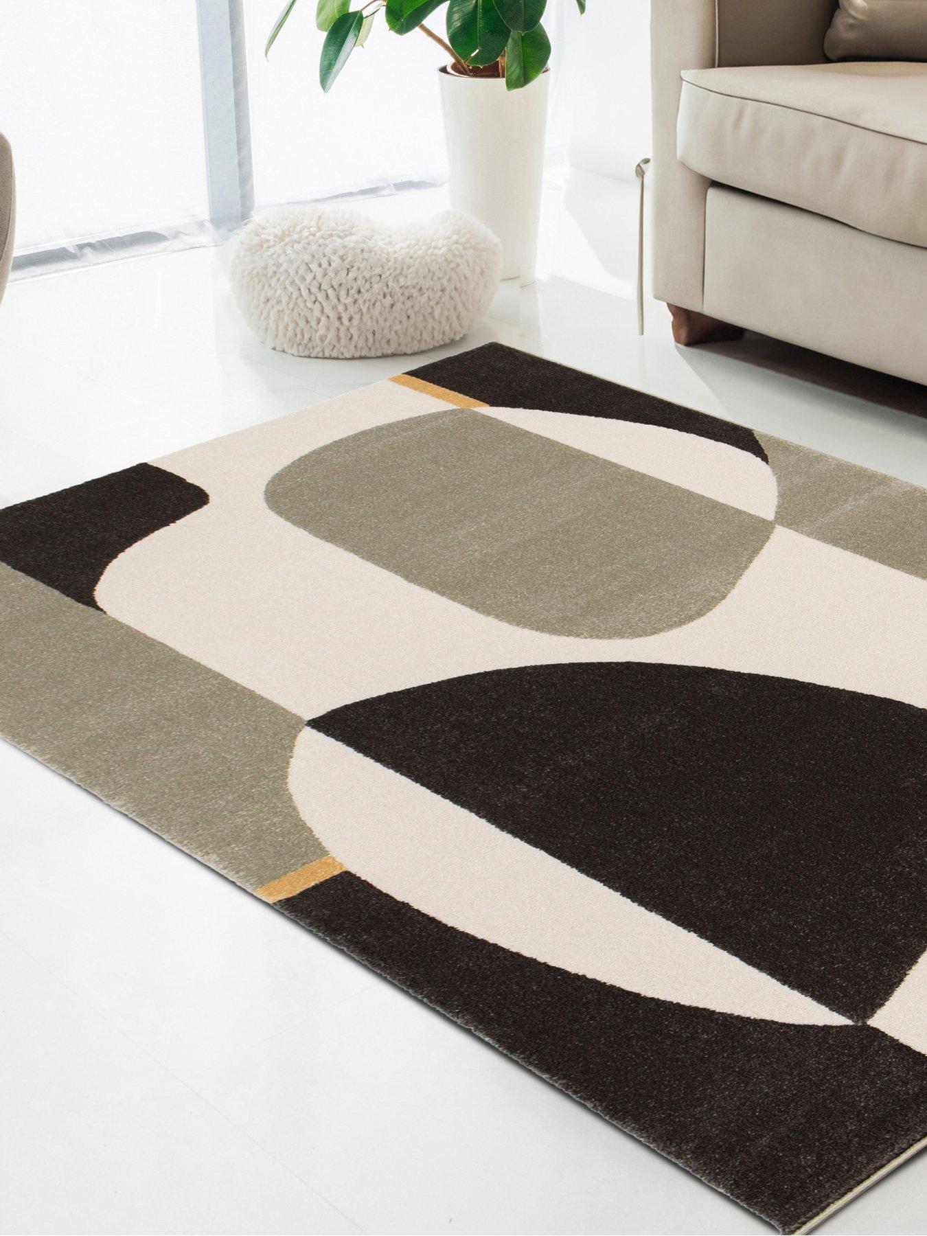 Very Home Milan Abstract Rug - Grey