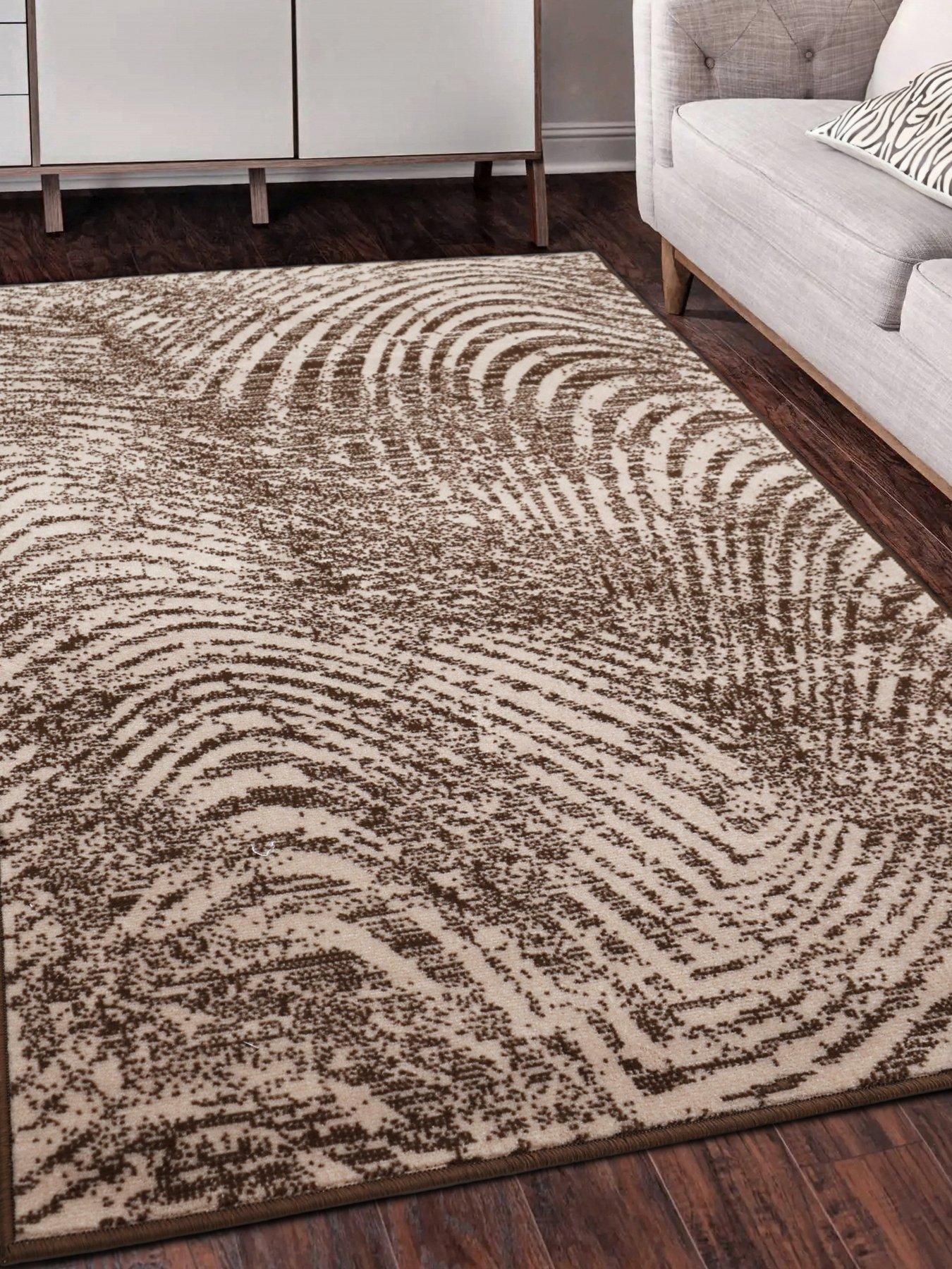 Product photograph of Very Home Maestro Fingerprints Rug from very.co.uk