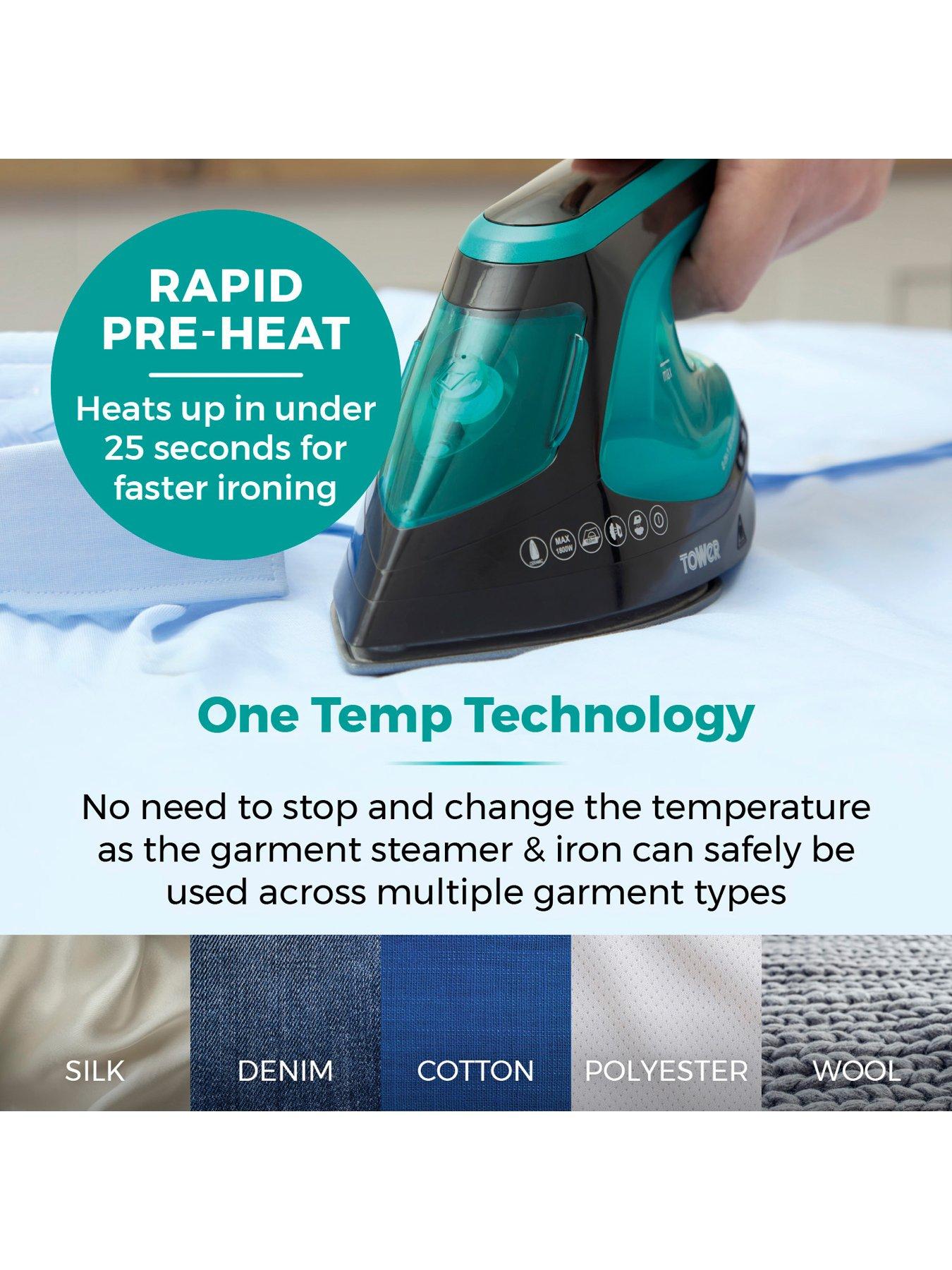 Image 4 of 6 of Tower 2-in-1 Garment Steamer &amp; Iron