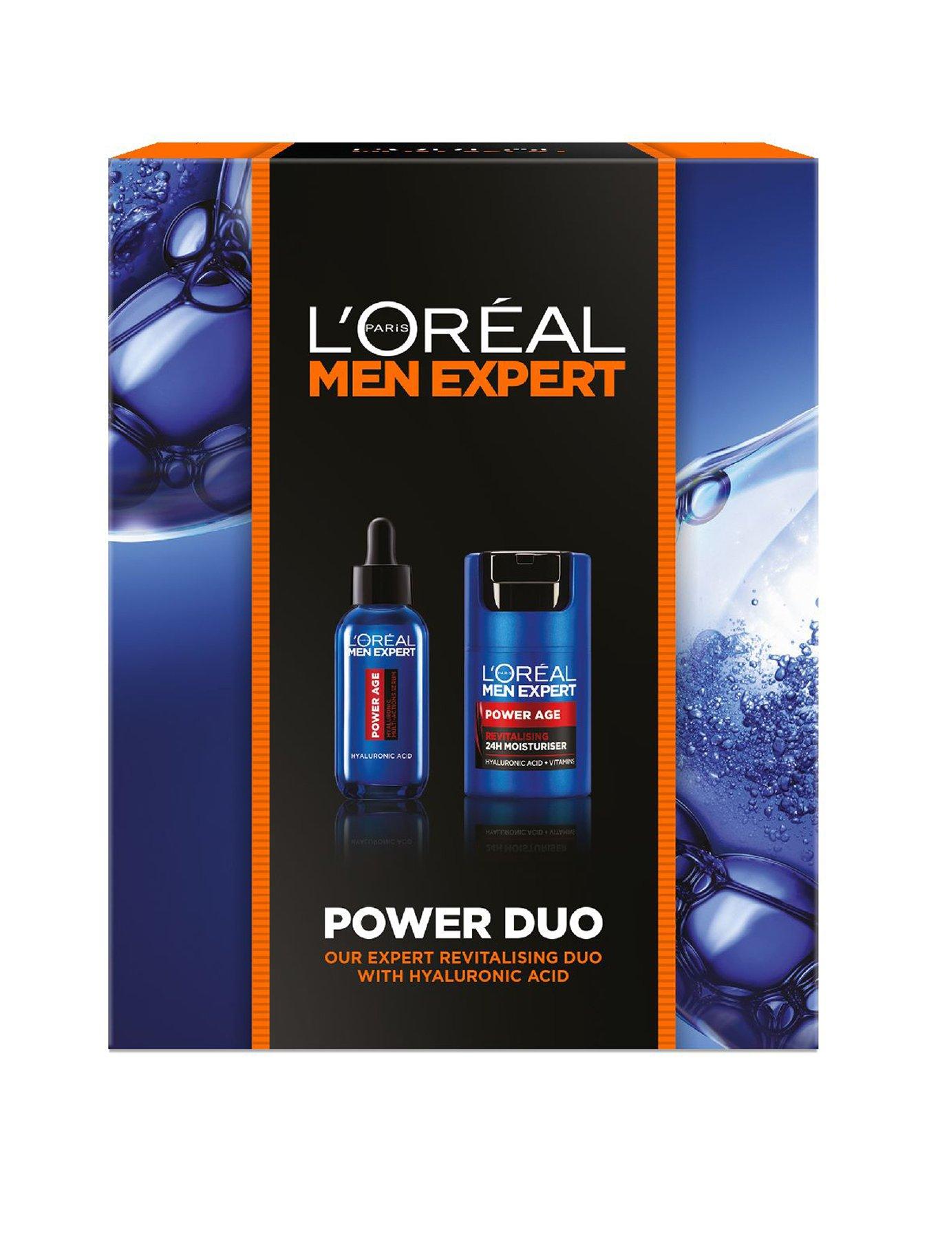 Image 1 of 2 of L'Oreal Paris Men Expert LOreal Paris Men Expert Power Duo Gift Set for Him, Revitalising Facial Skincare Duo, Gift Set for Men