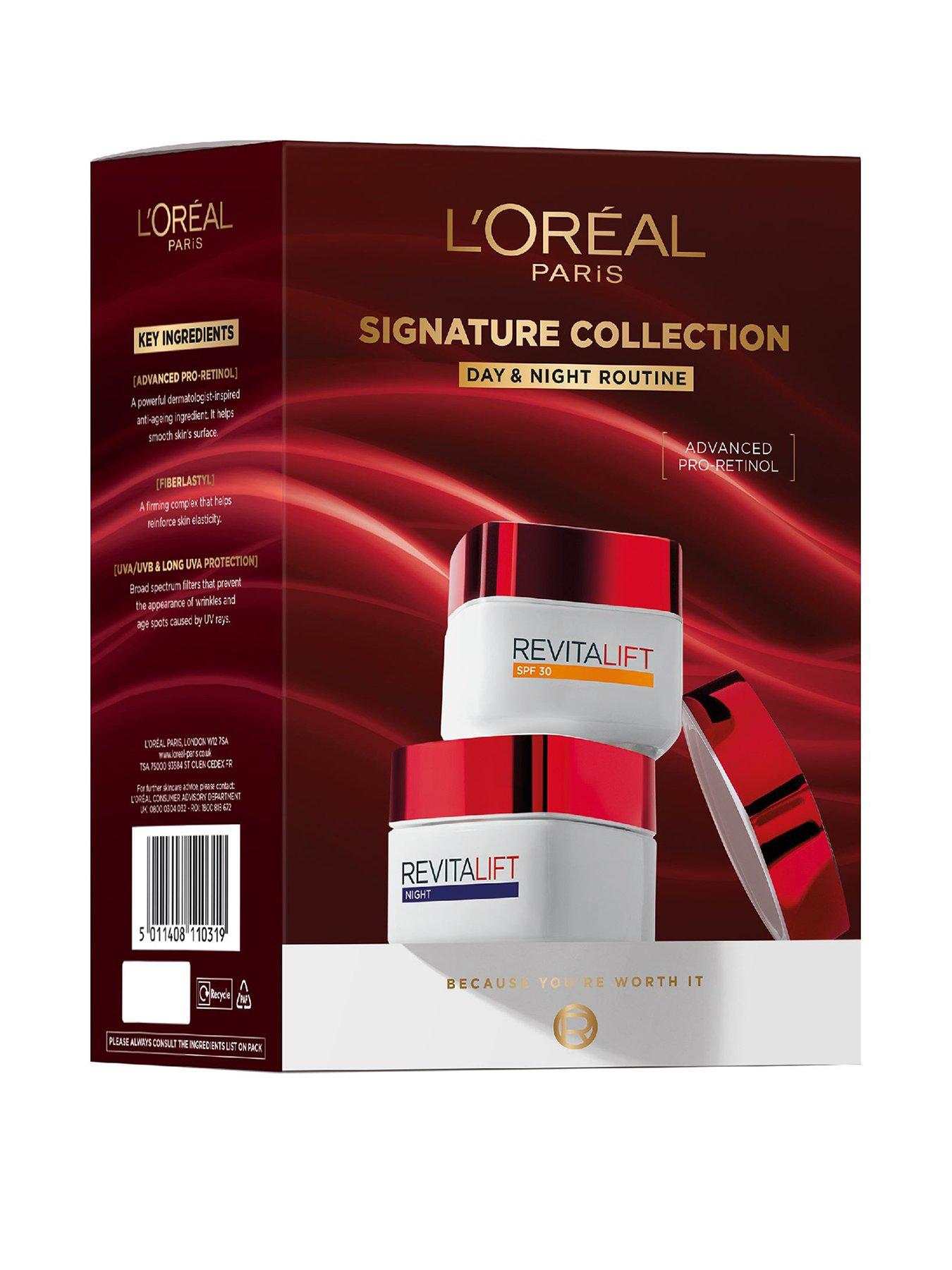 undefined LOreal Paris Signature Collection Gift Set with Pro-Retinol, Your Anti-Ageing & Firming Duo for Youthful Radiance