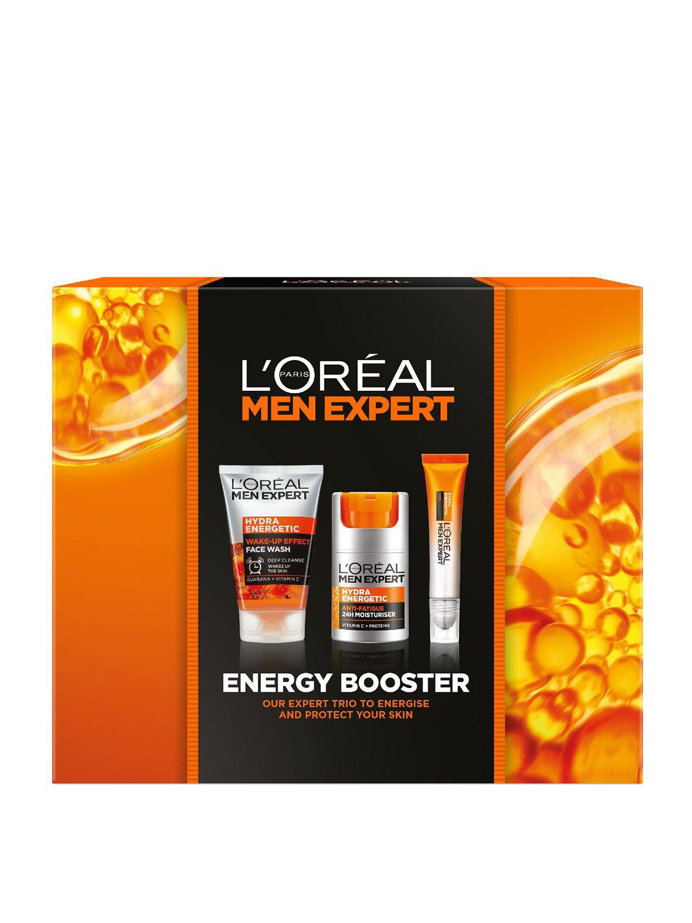 L'Oreal Paris Men Expert Energy Booster Gift Set for Him, Energising ...