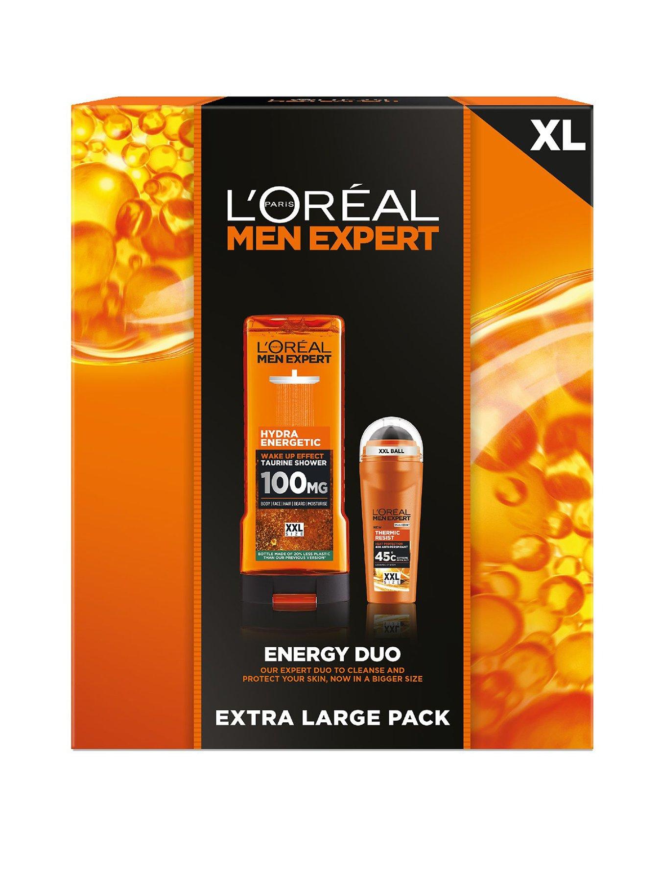 Energy Duo XL Gift Set For Him Cleansing Face Body Hygiene Duo Extra Large Gift Set for Men